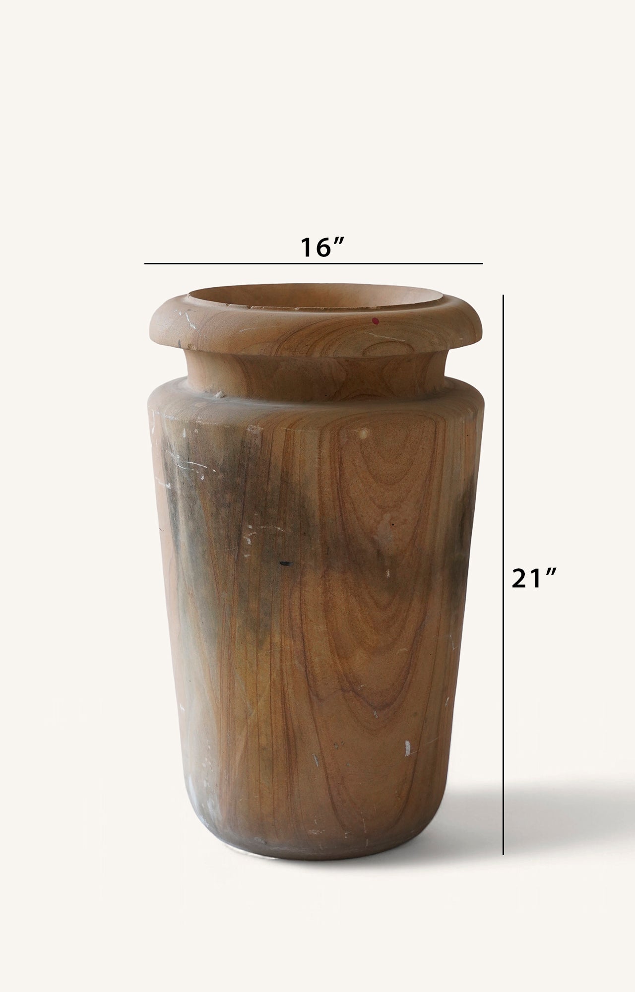Rugged Charm: The Rustic Sandstone Planter_size