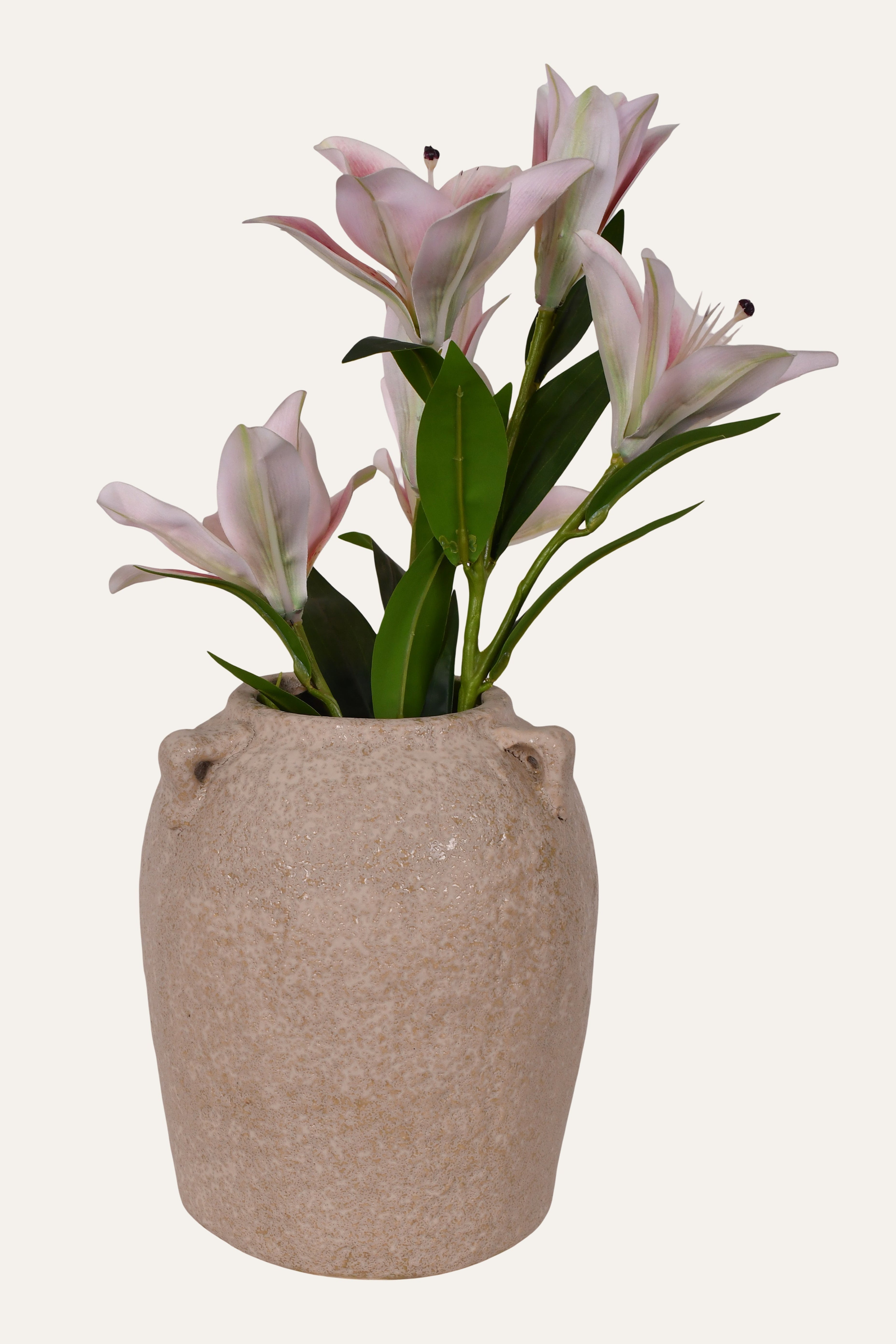 Rustic Speckled Amphora Vase