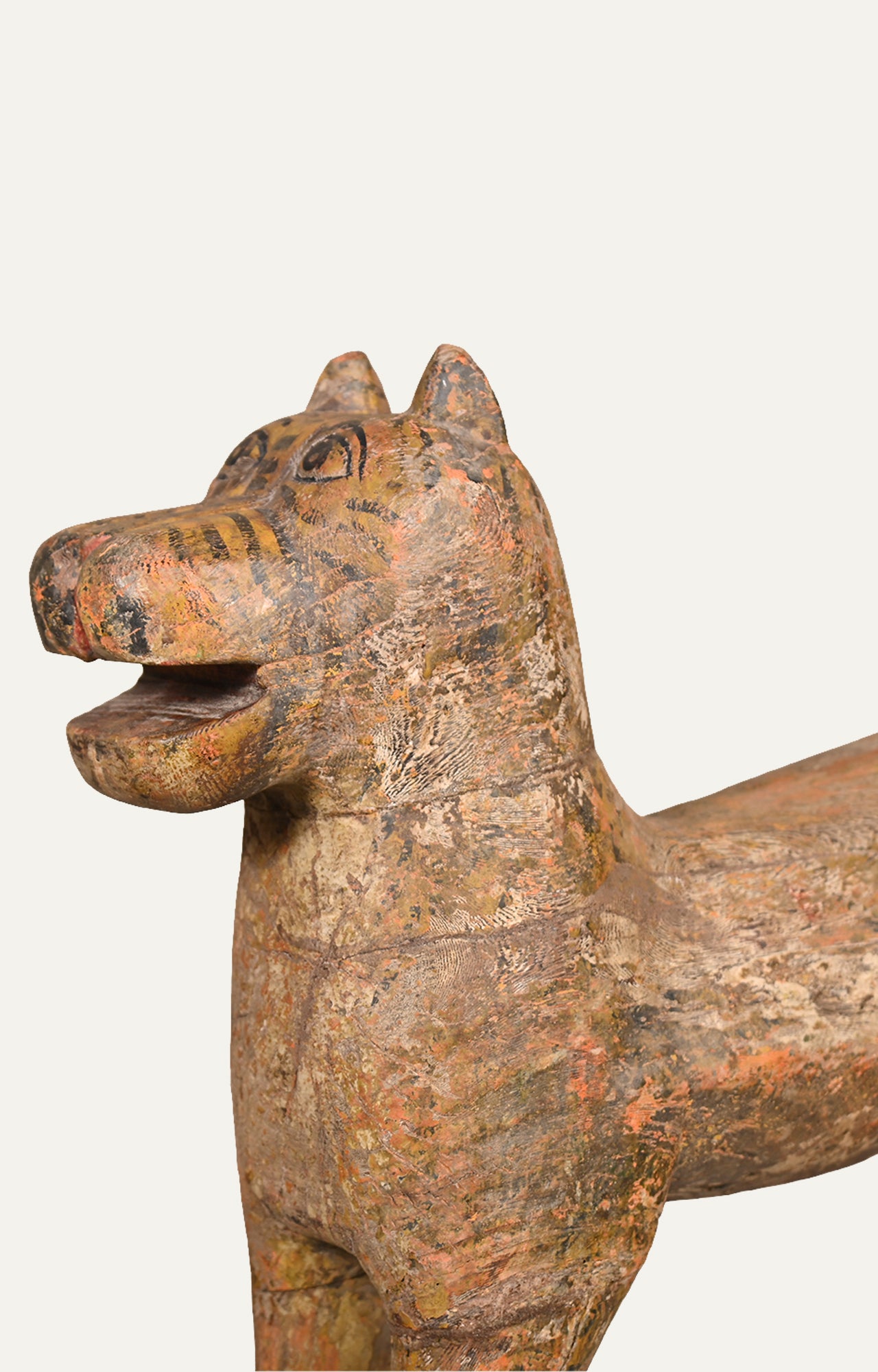Rustic Vintage Wooden Dog_4