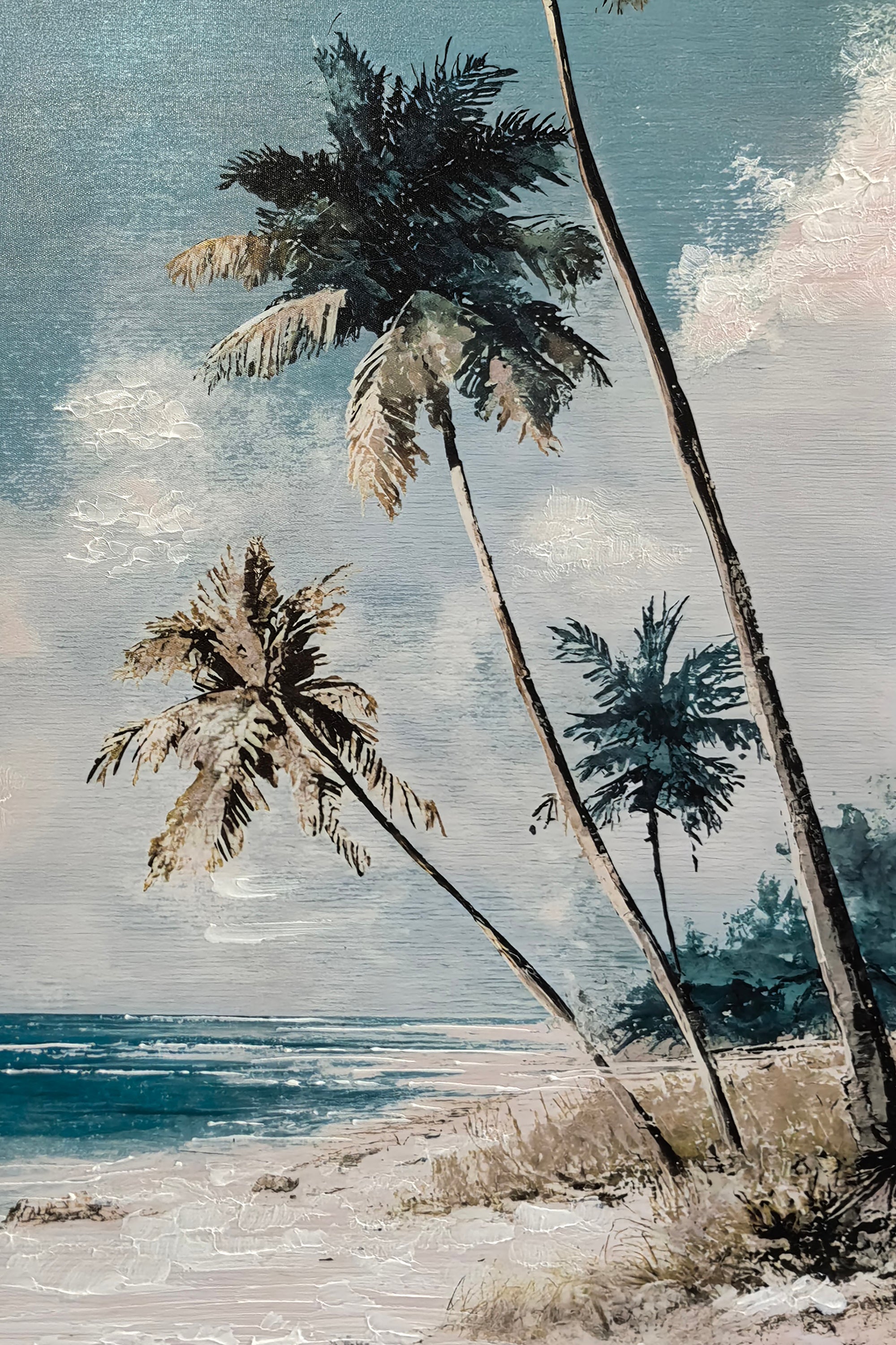 Palm trees on a beach