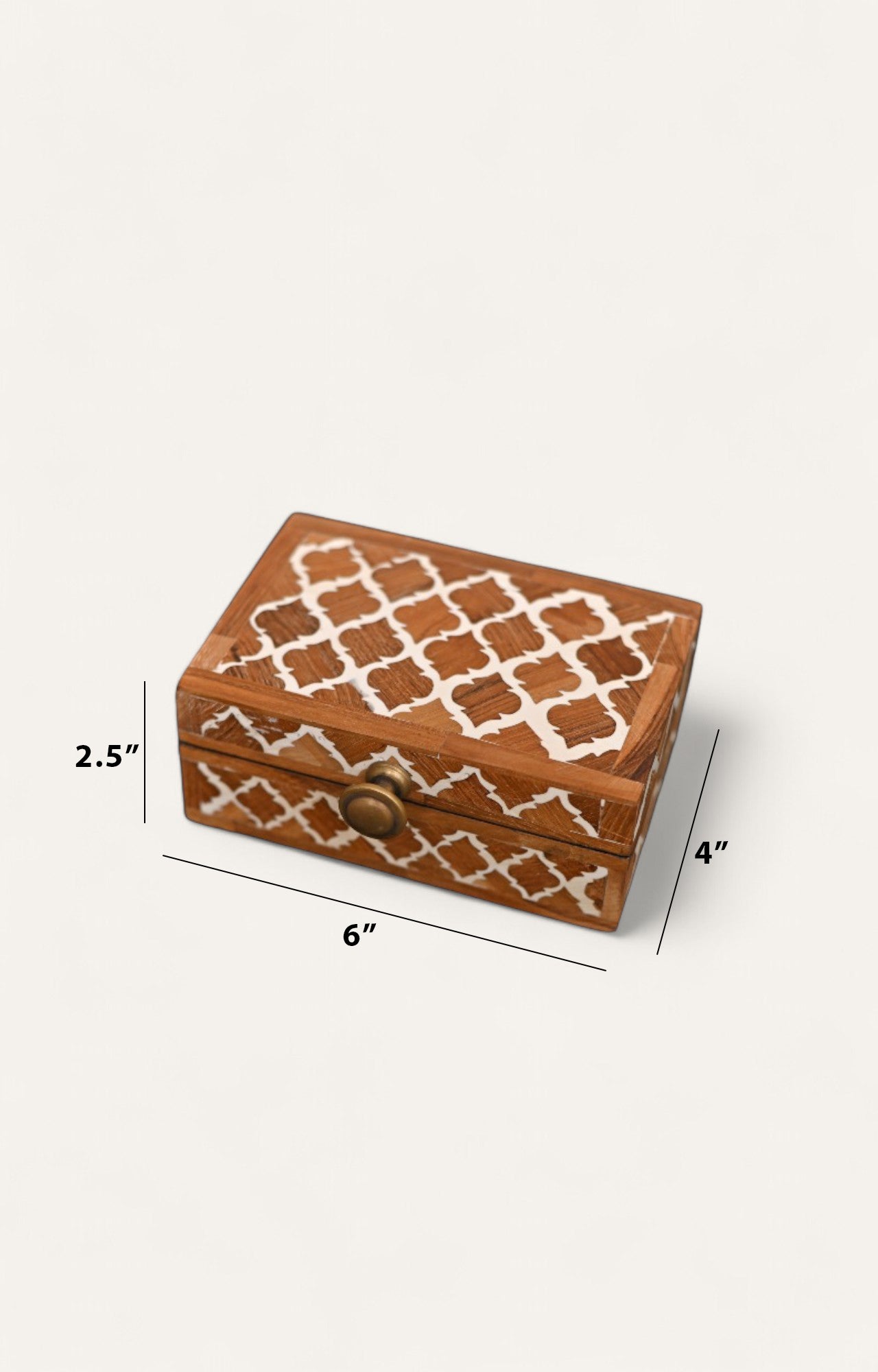 Petite Inlay Trinket Box