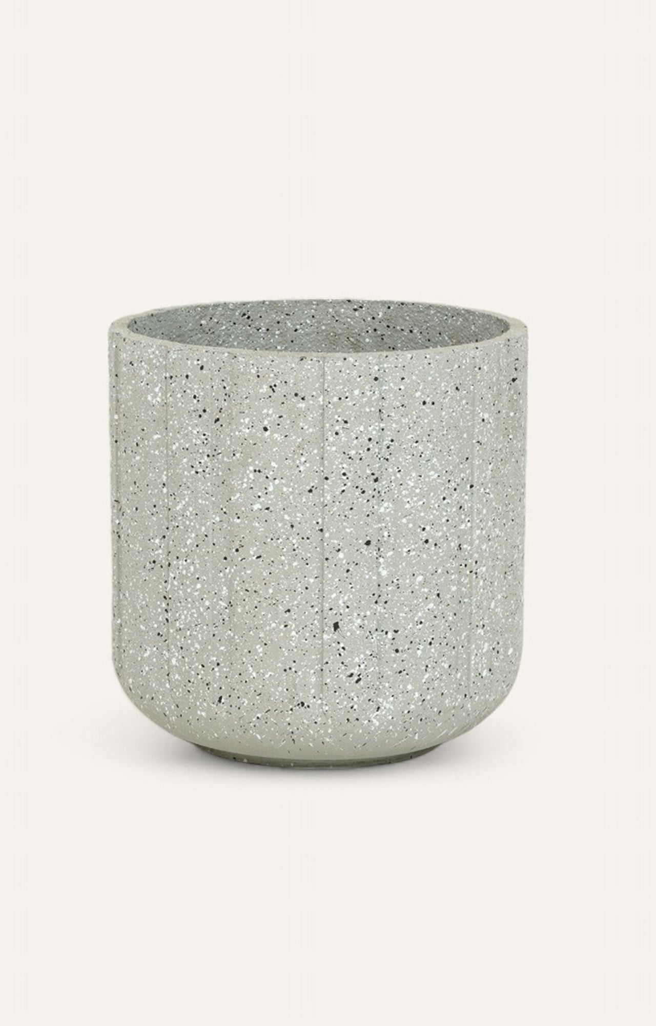 Grey Resin Planter - Small