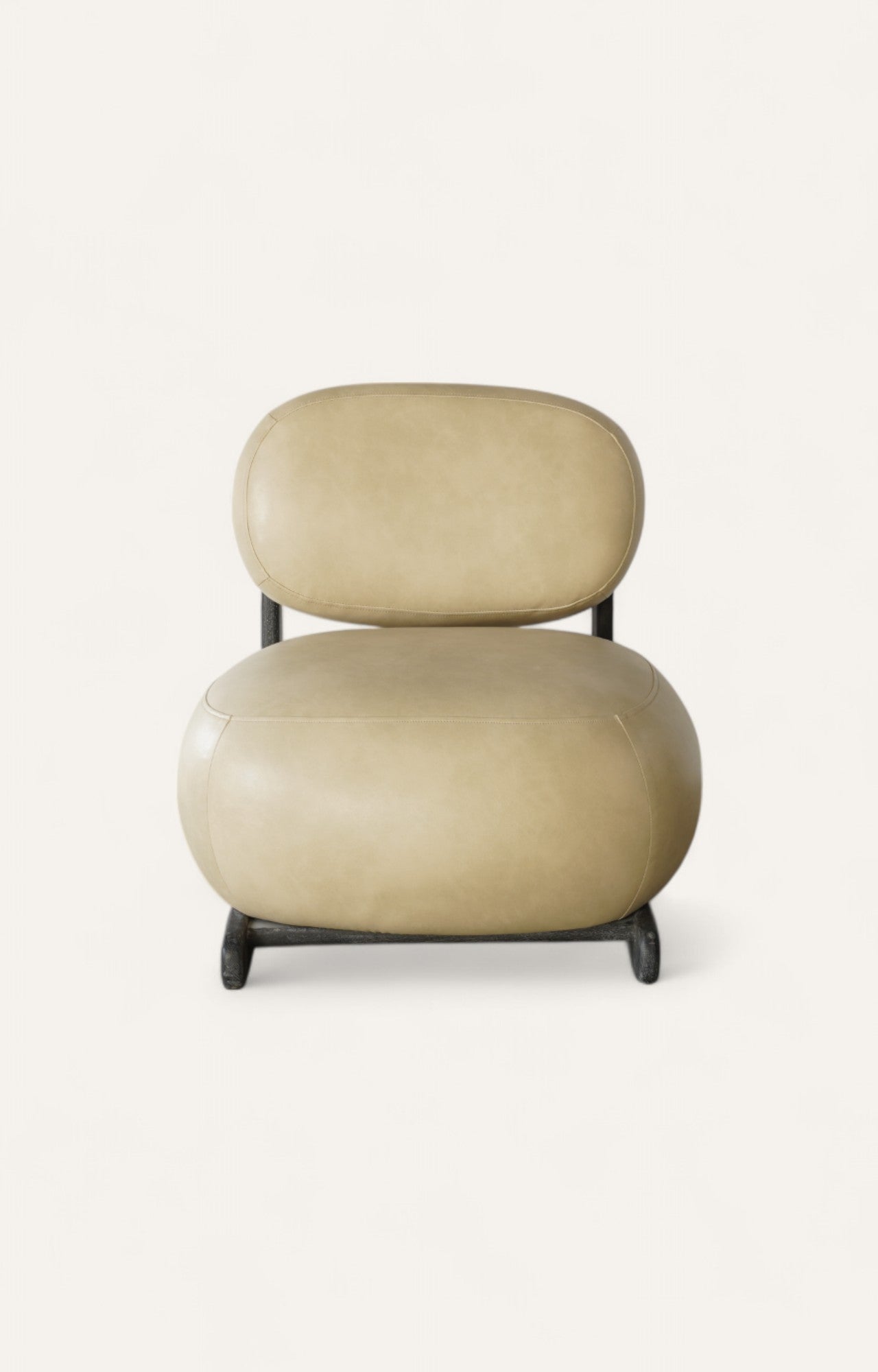 chair with wooden frame