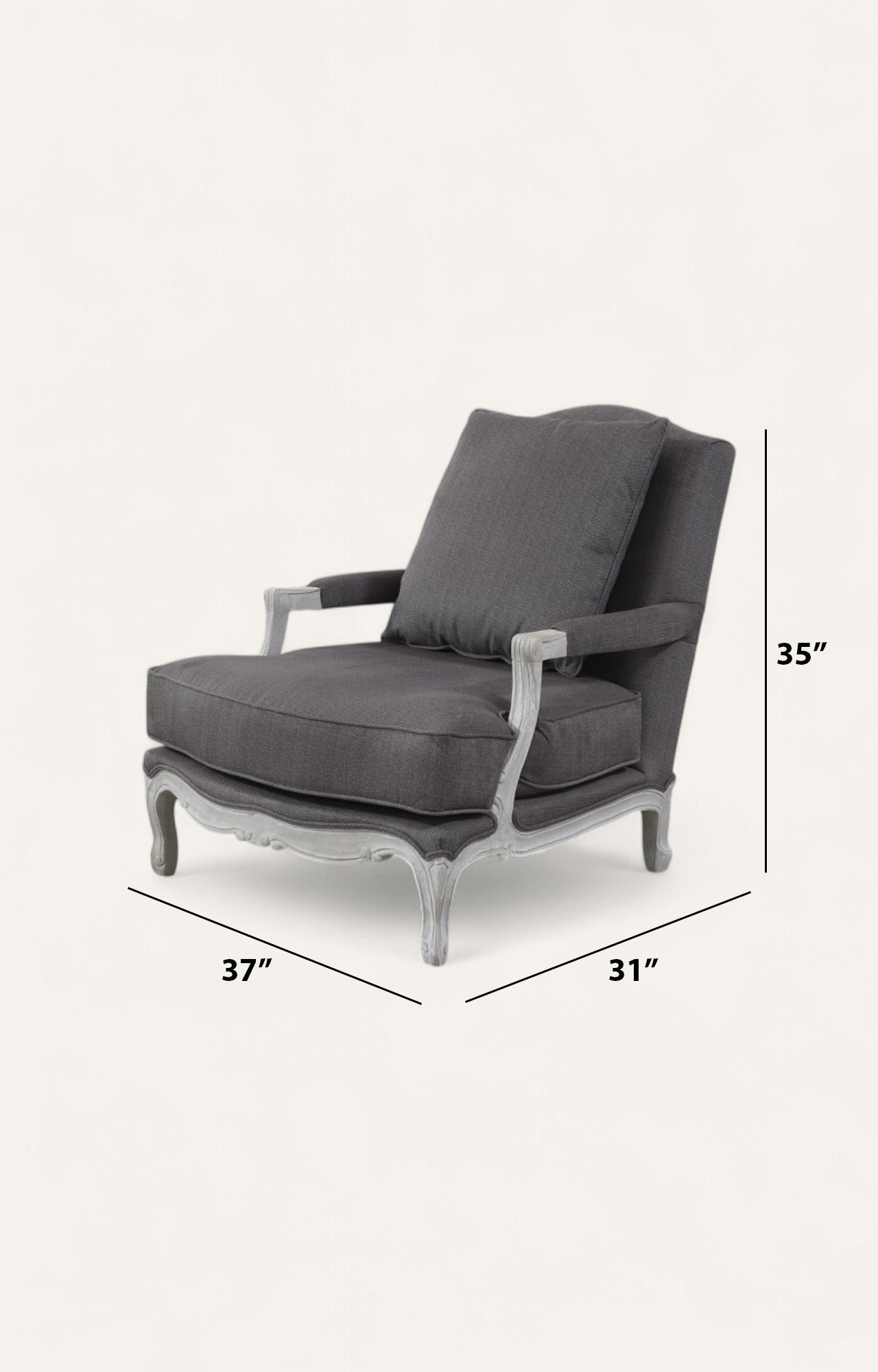 Gray armchair