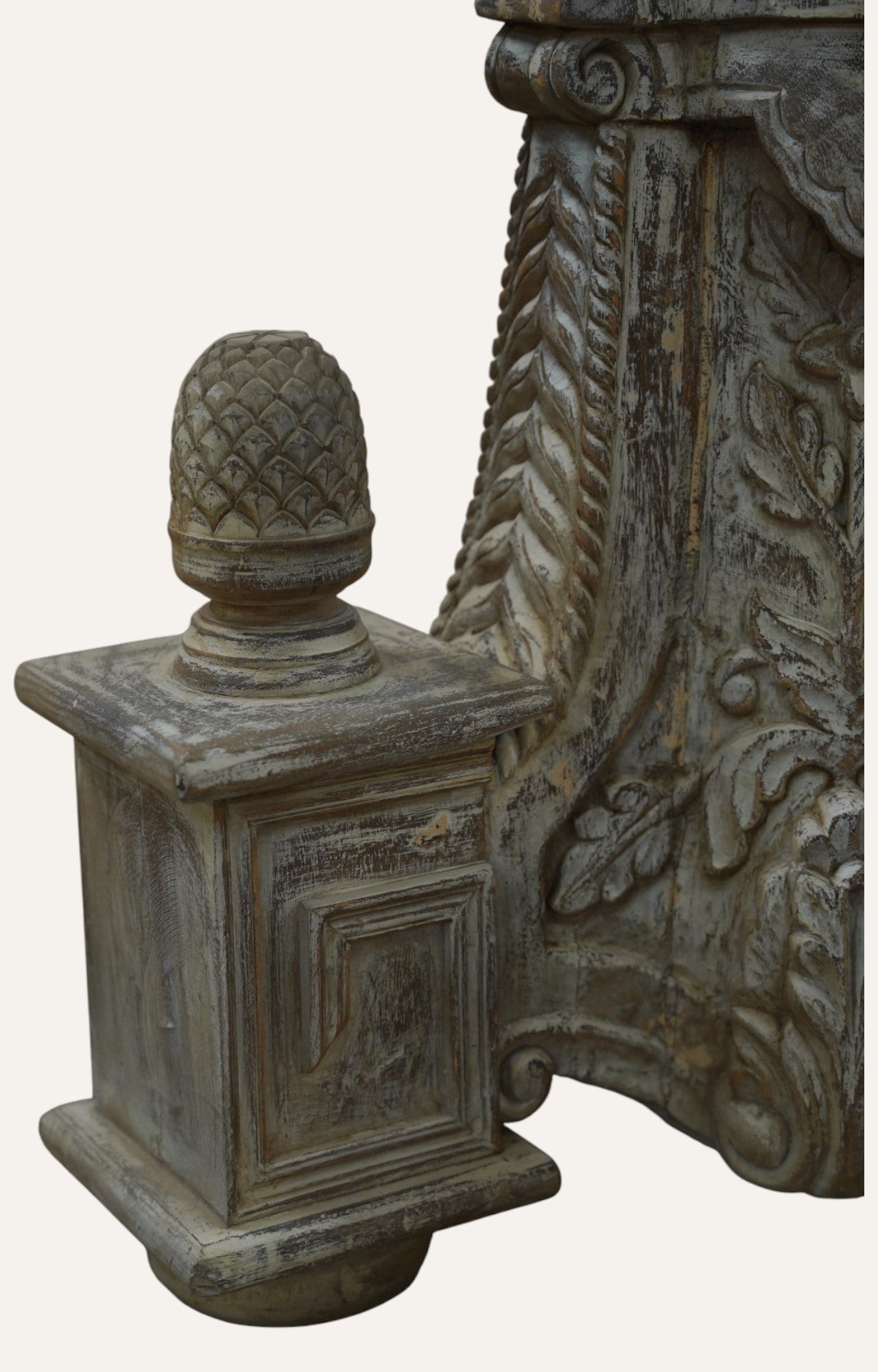 Candle Stand with Fluted Column