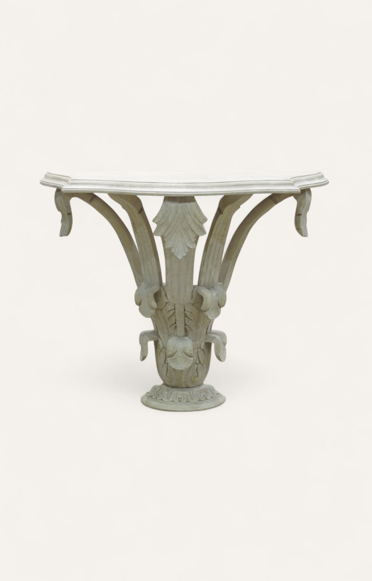 Tulip Carved Console Table