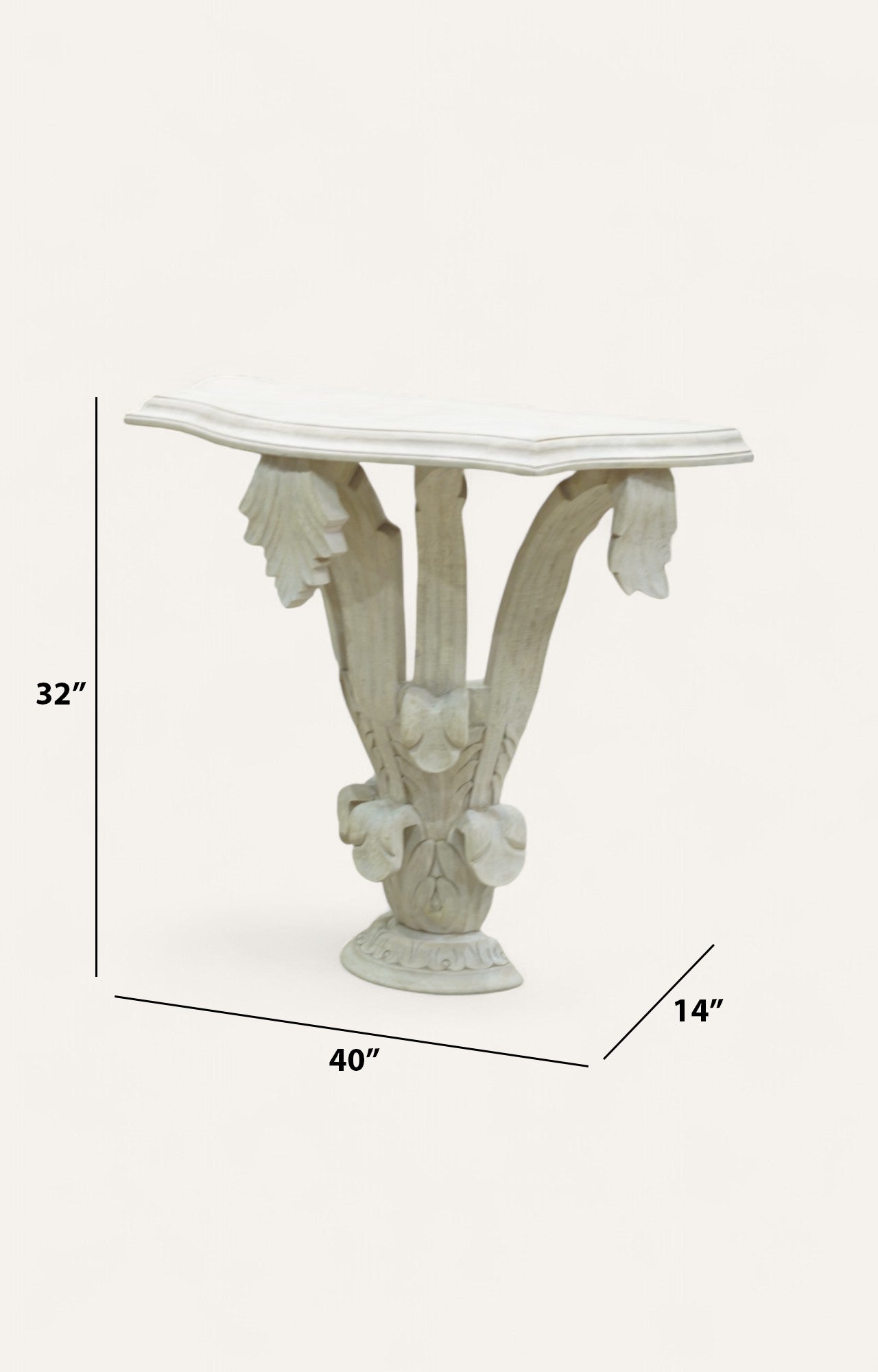 Decorative console table