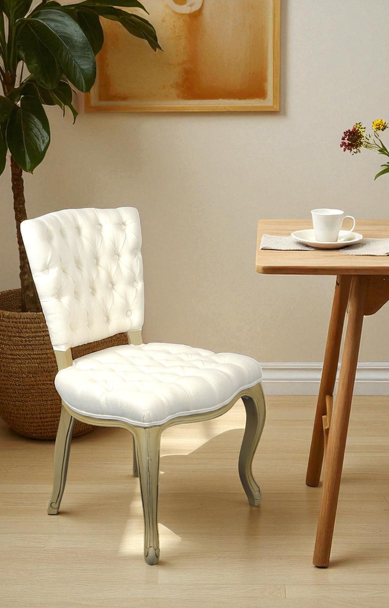 Gustavian-Style Tufted Chair