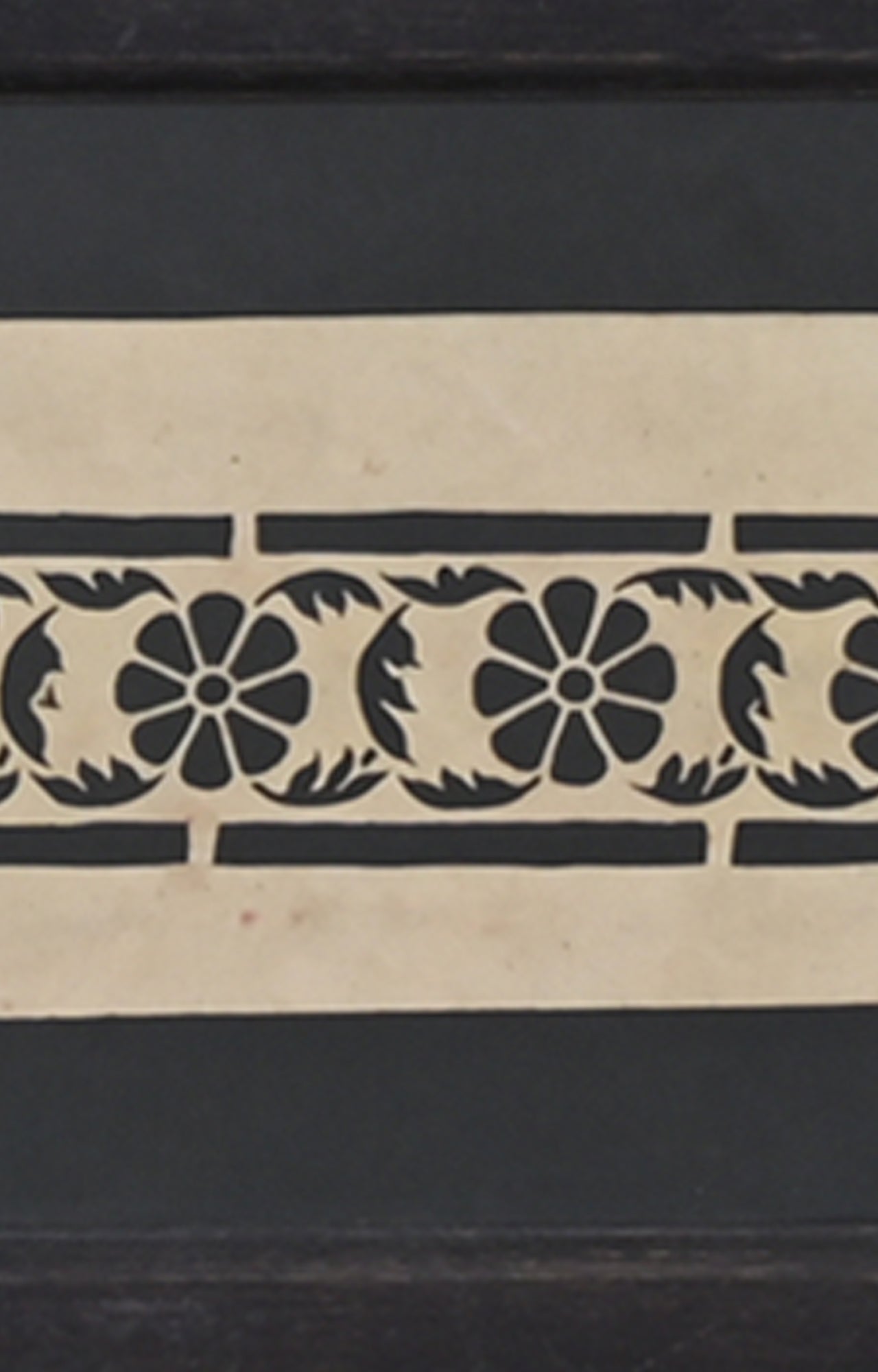 Handmade paper stencil
