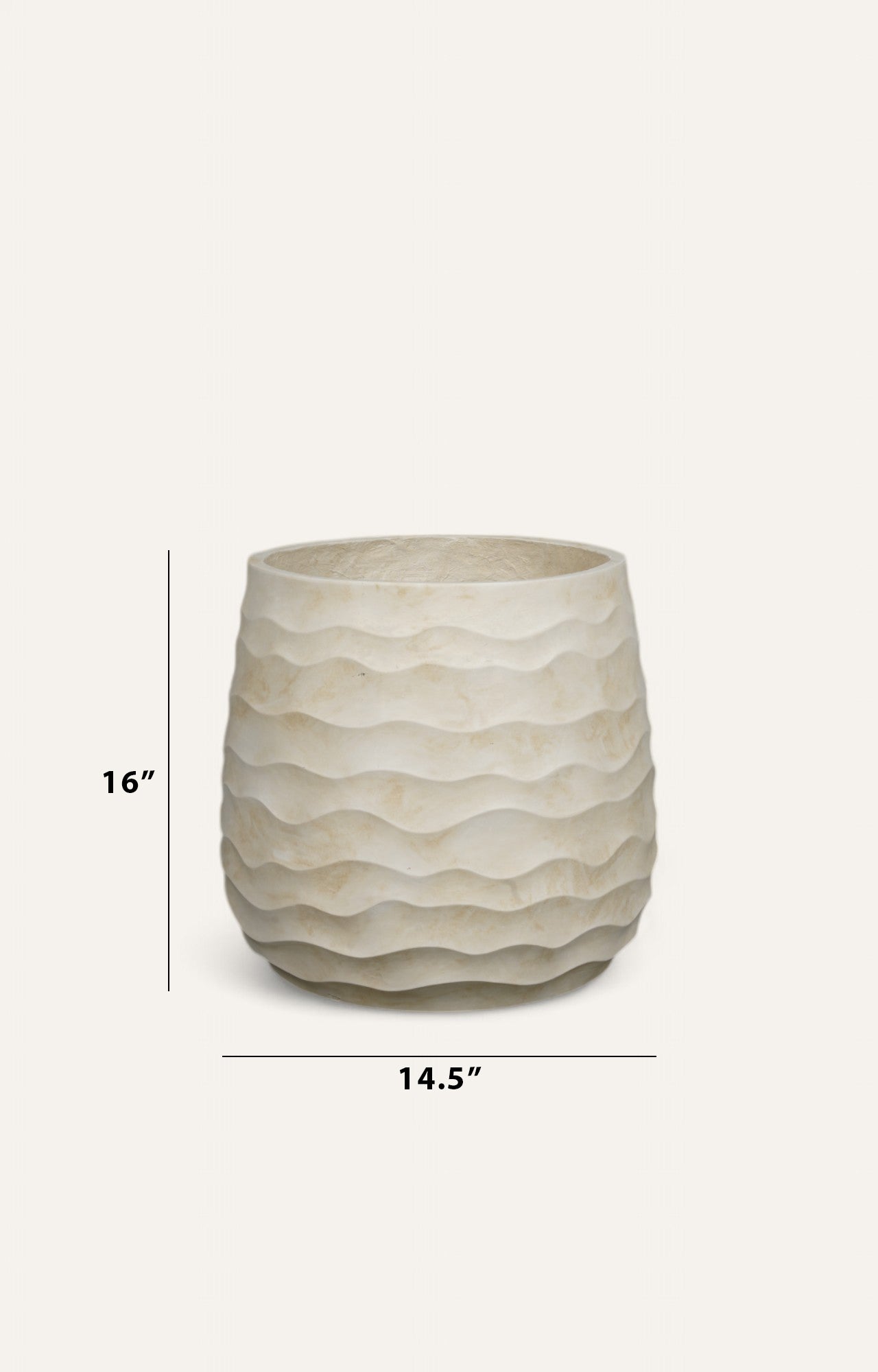 Decorative Wavy Vase