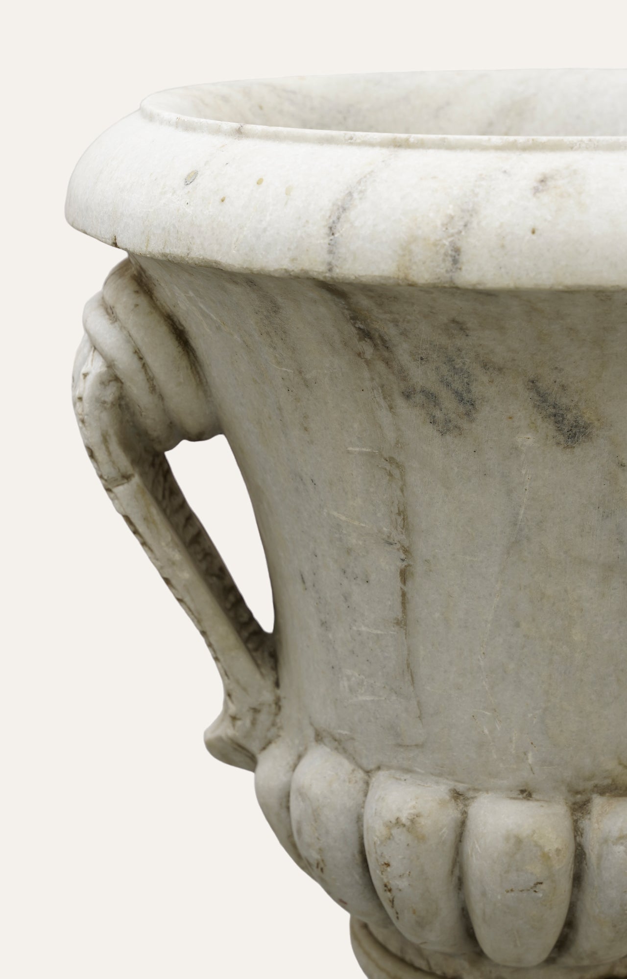 Vintage Fluted Urn Planter