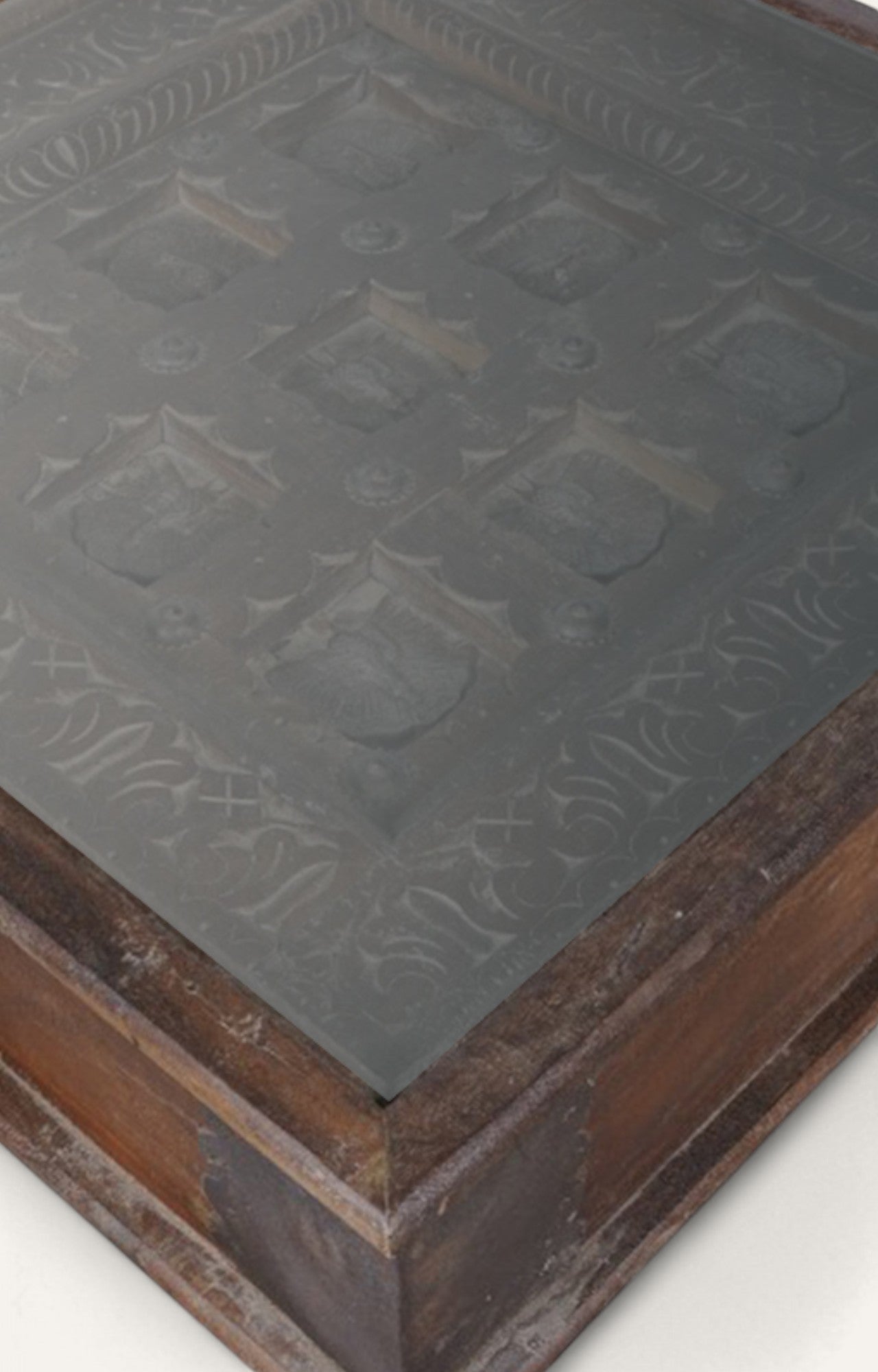 Hand Carved Side Table