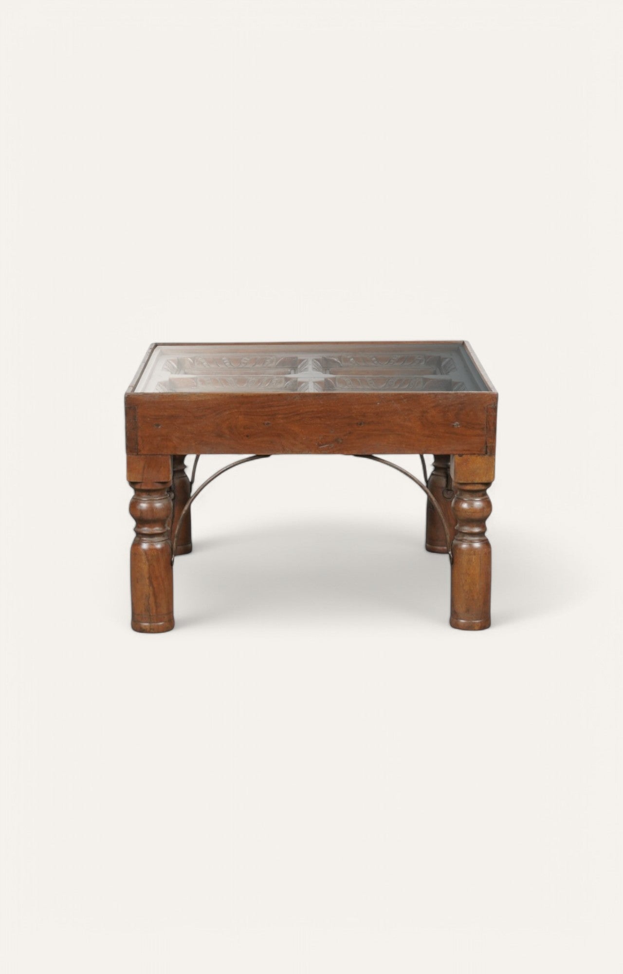 Rajasthani Hand Carved Side Table