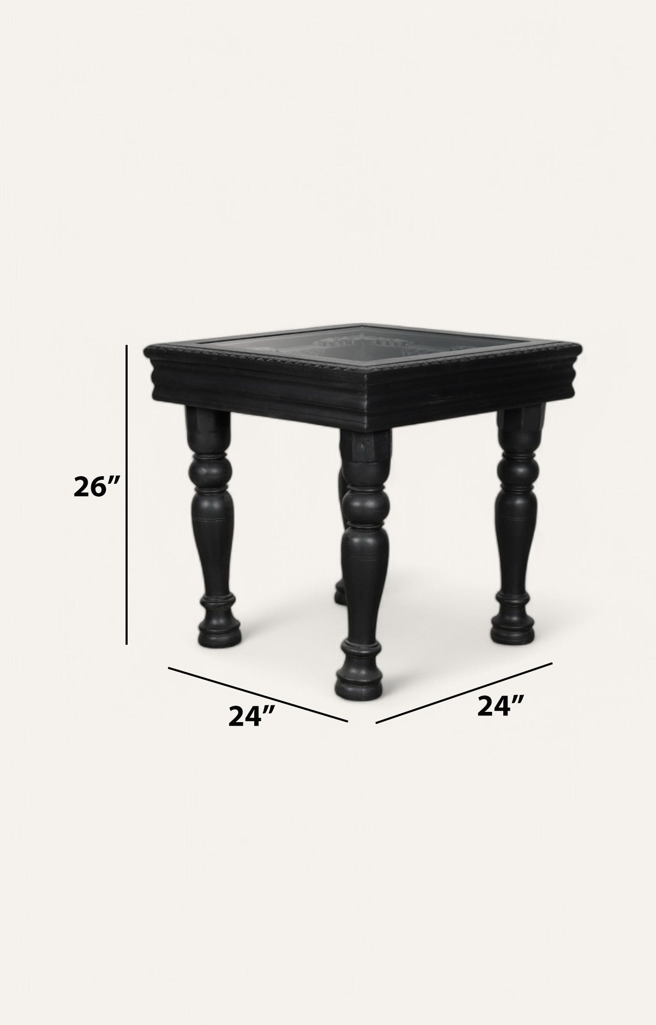 Carved Side Table