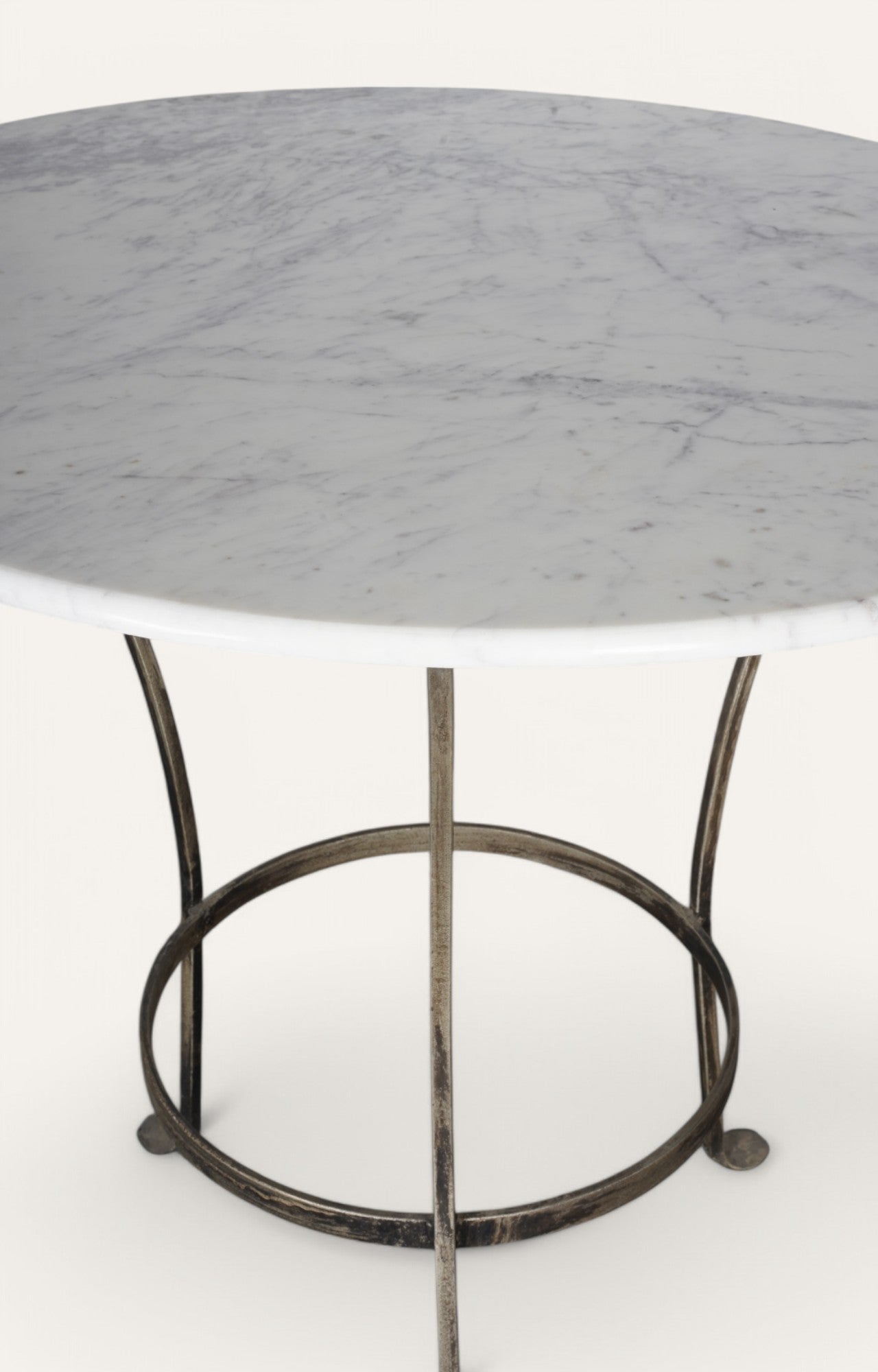 Side Table with Stone Top