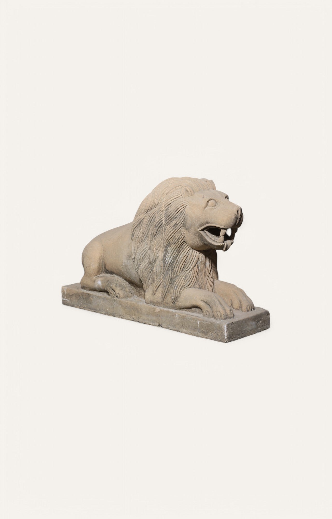 Lion on Pedestal Sandstone
