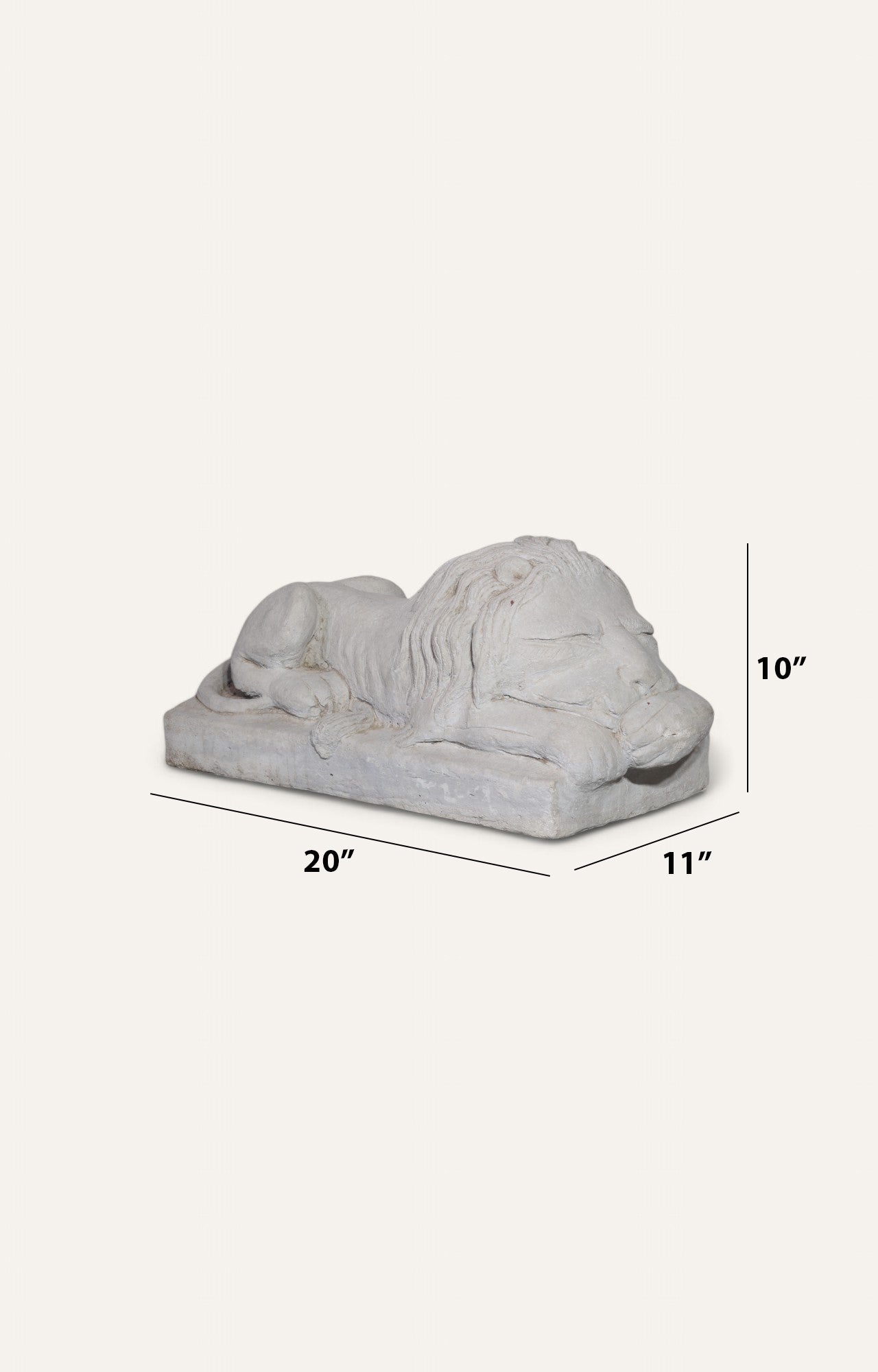 sleeping lion set