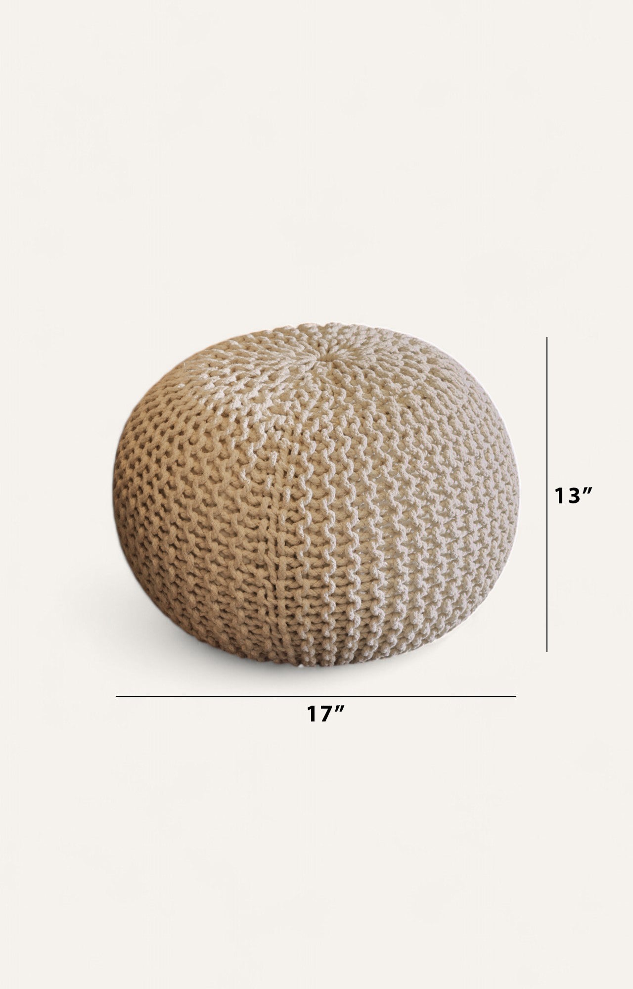 woven pouf