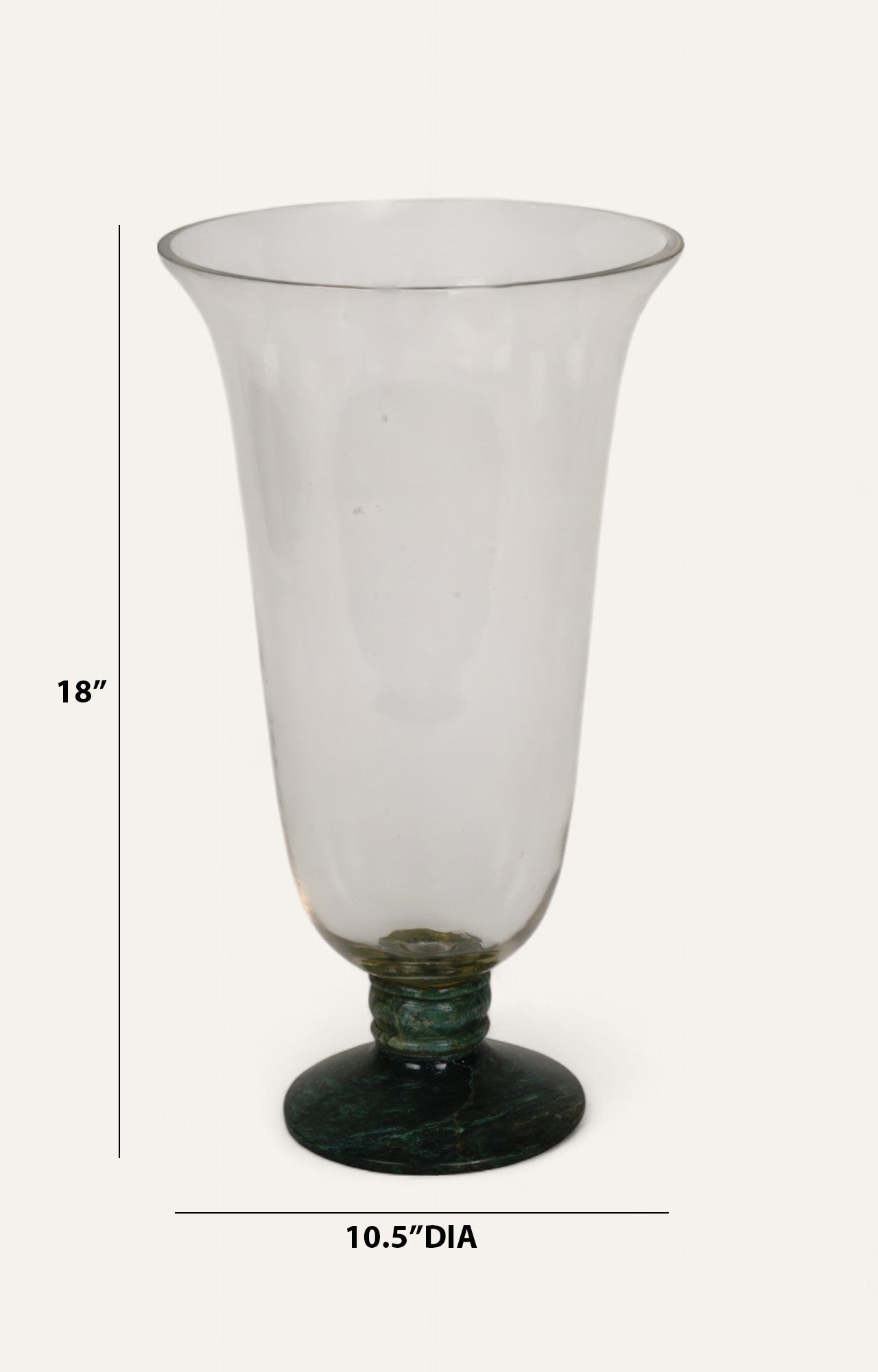 Handblown Tapered Glass