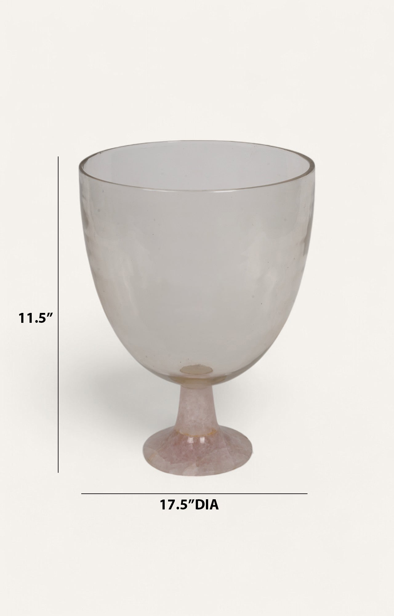 Footed Globe Vase