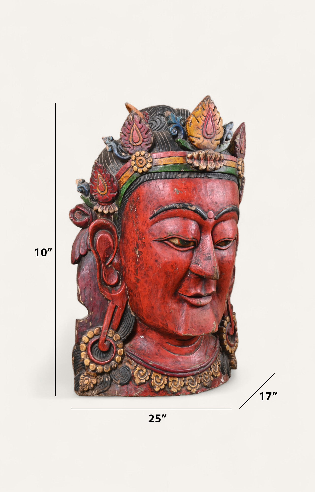 Decorative wall mask