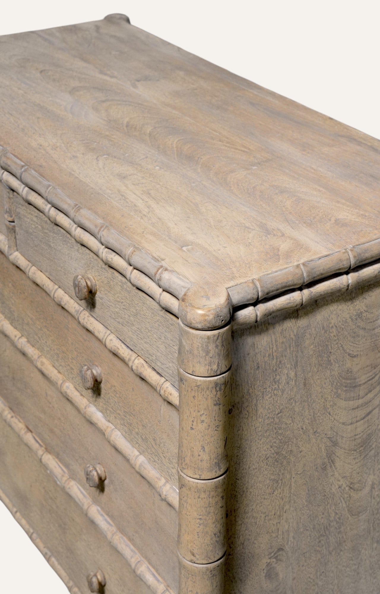Bamboo-Style Chest of Drawers