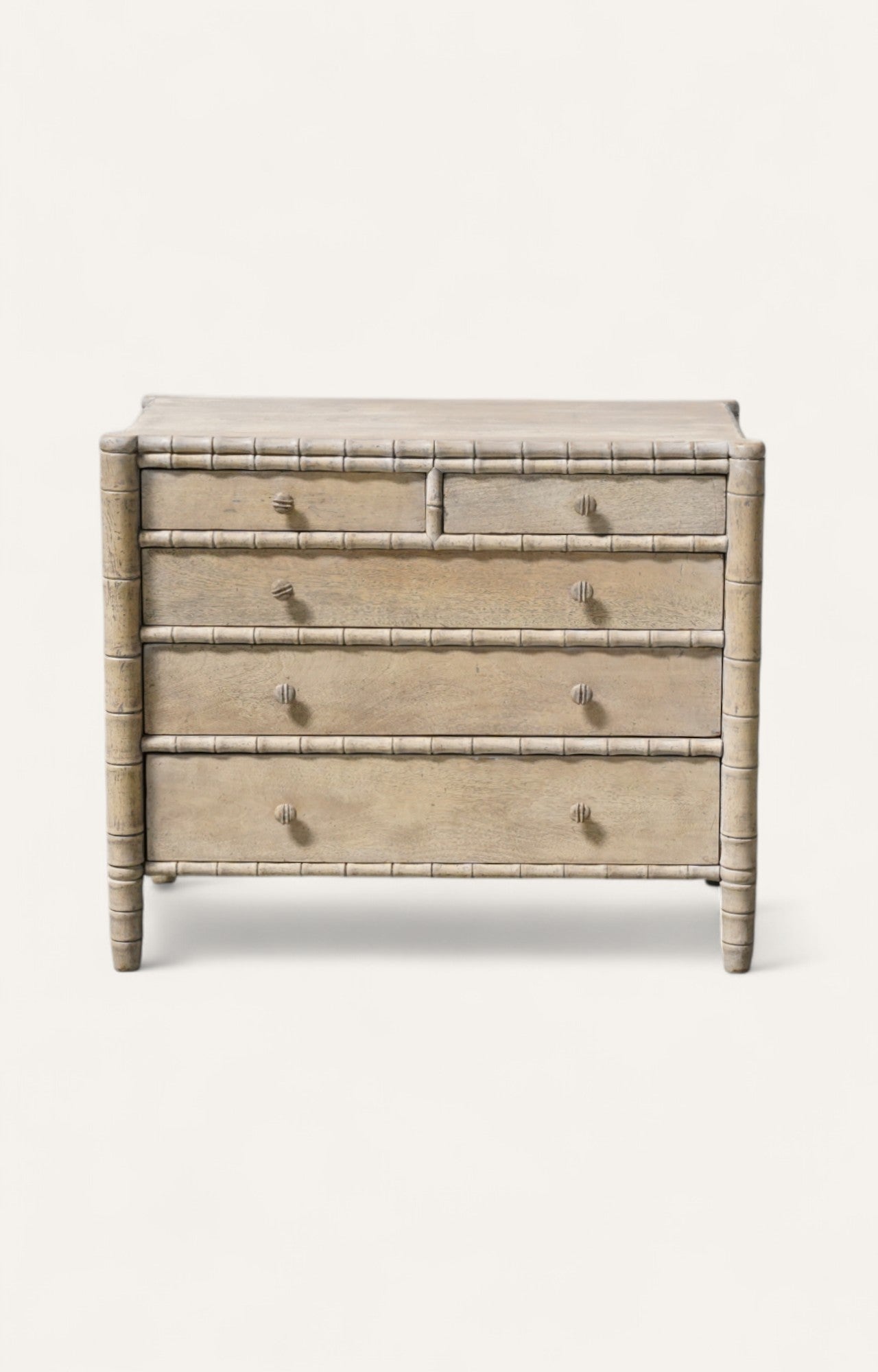 dresser with bamboo-style