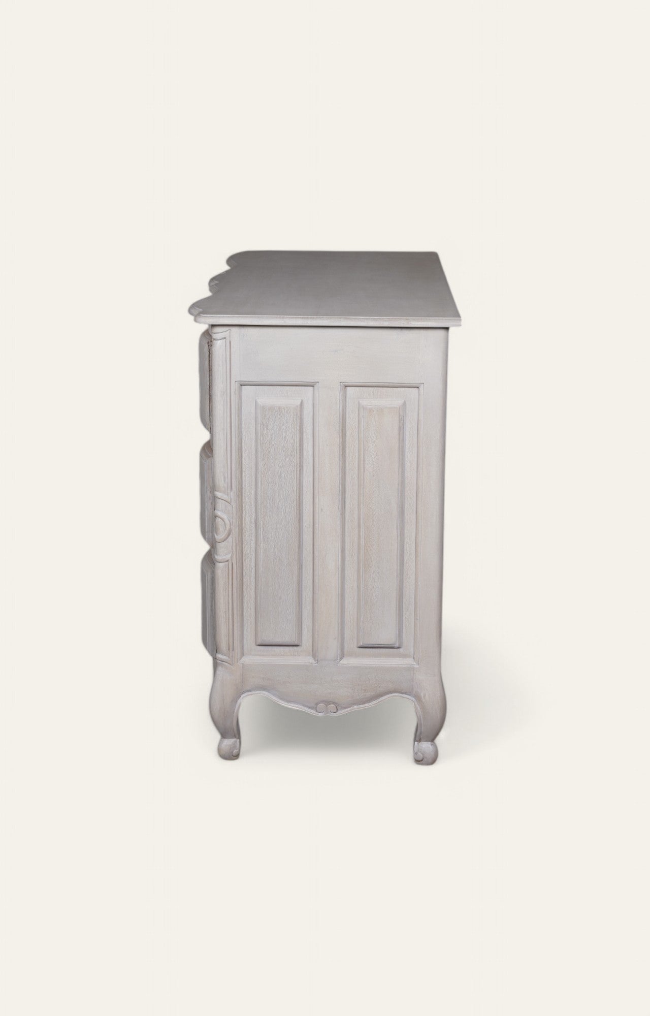 Vintage-style gray cabinet