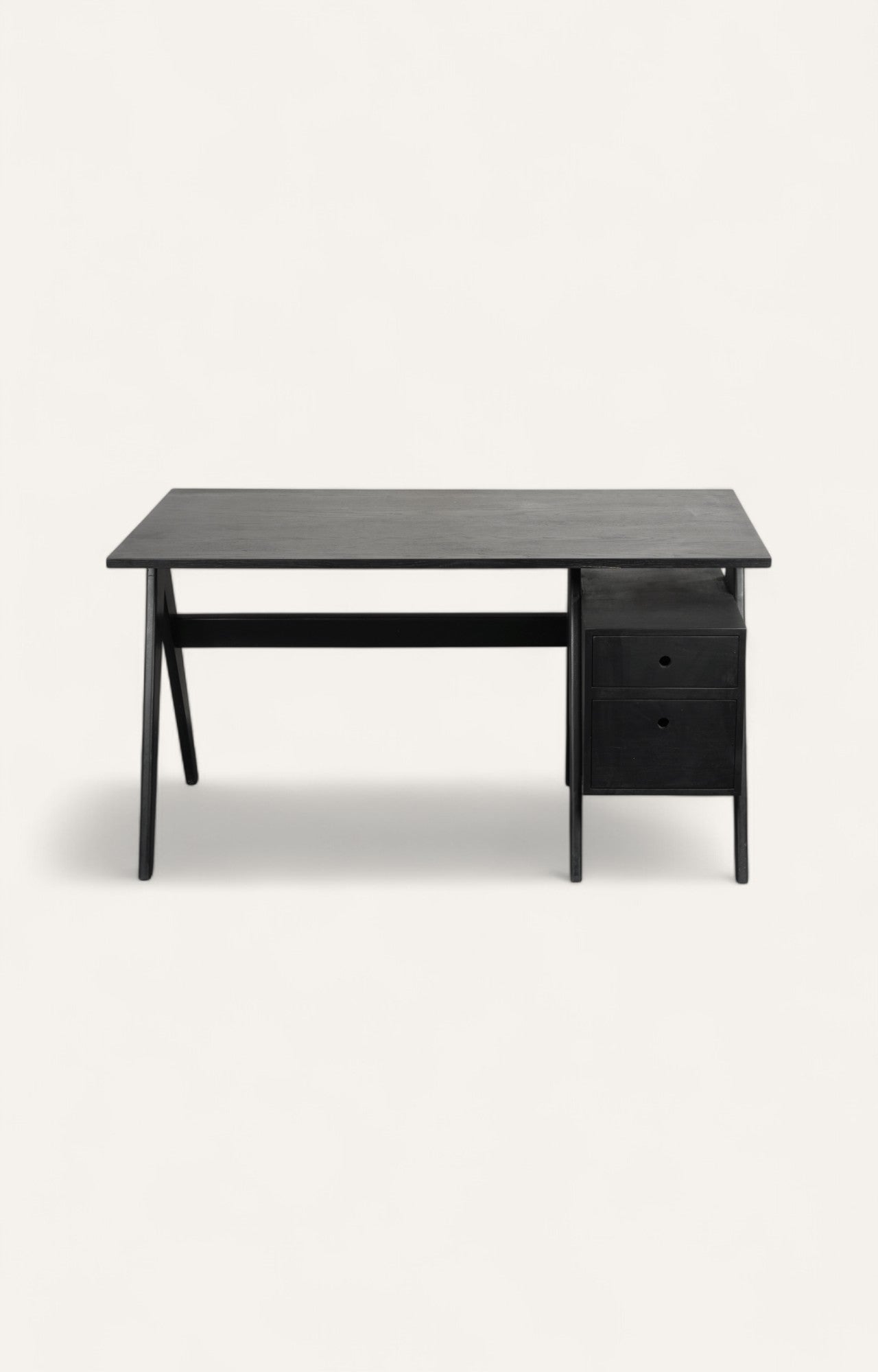 Black desk with drawer