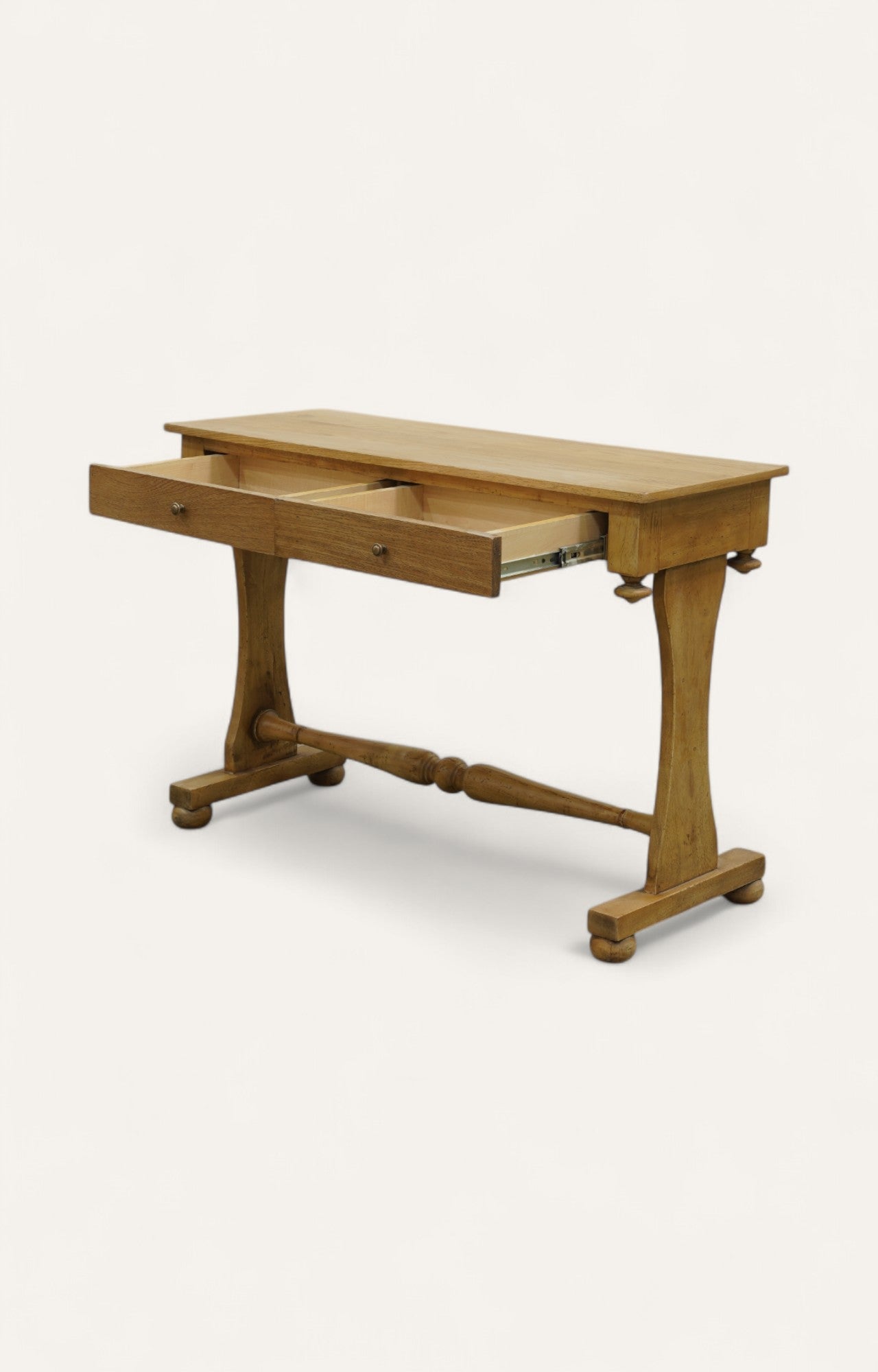 Wooden desk with drawer