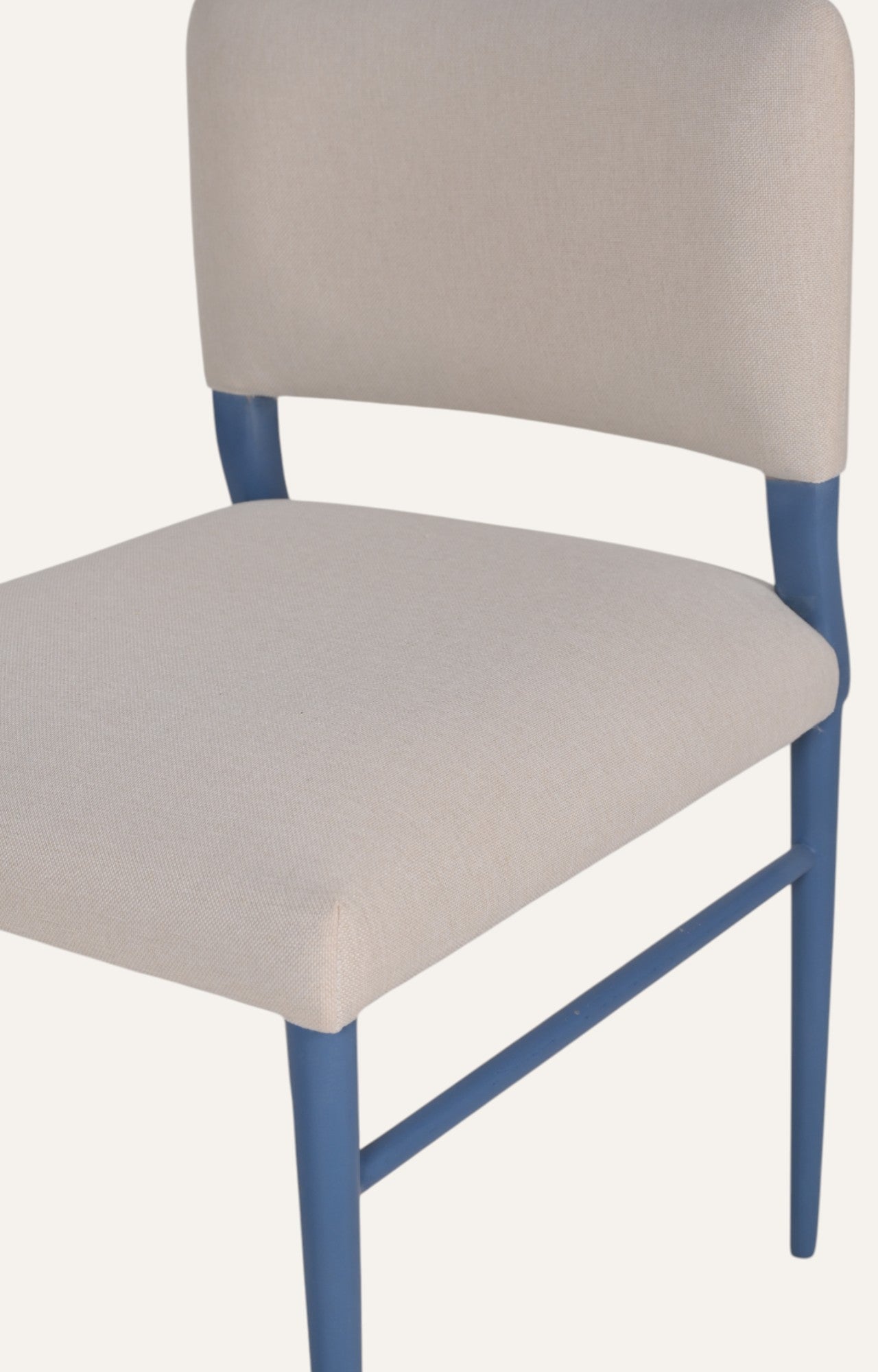 Chair with beige seat