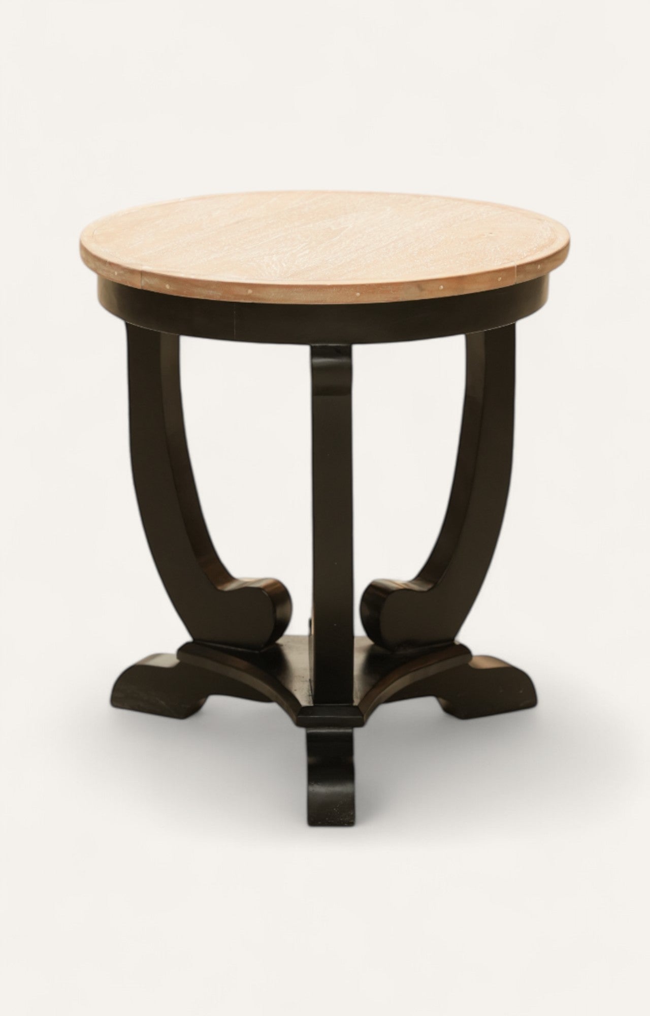 Round side table