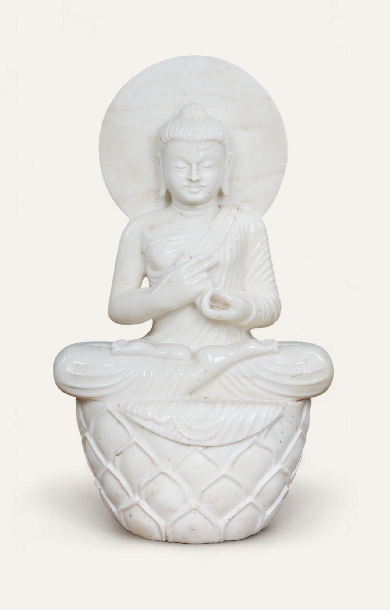 Marble Buddha Figurine