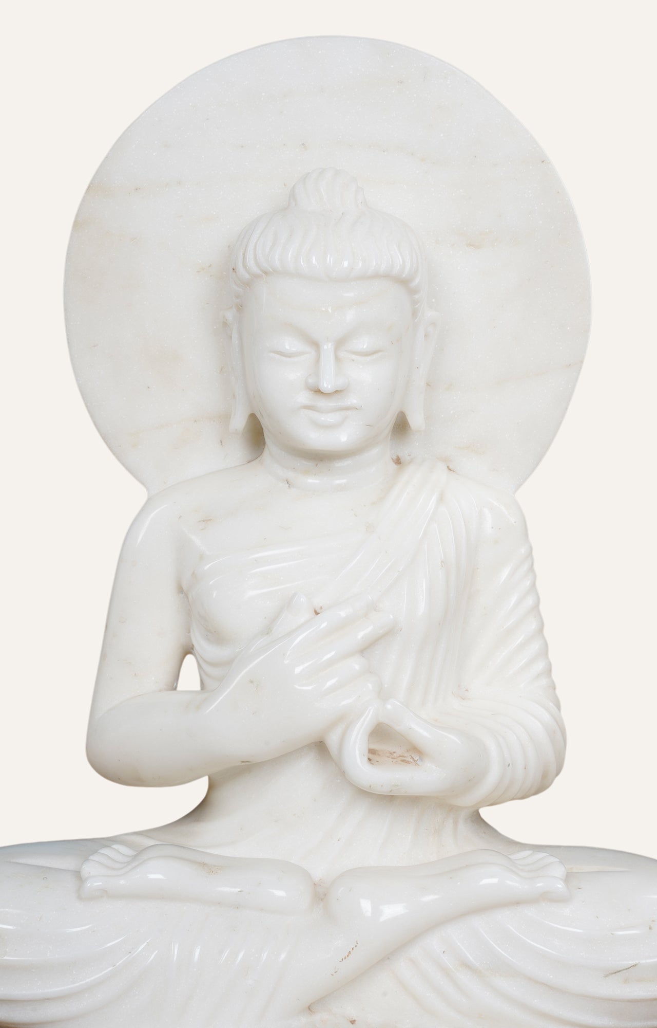 Marble Buddha Sculpture