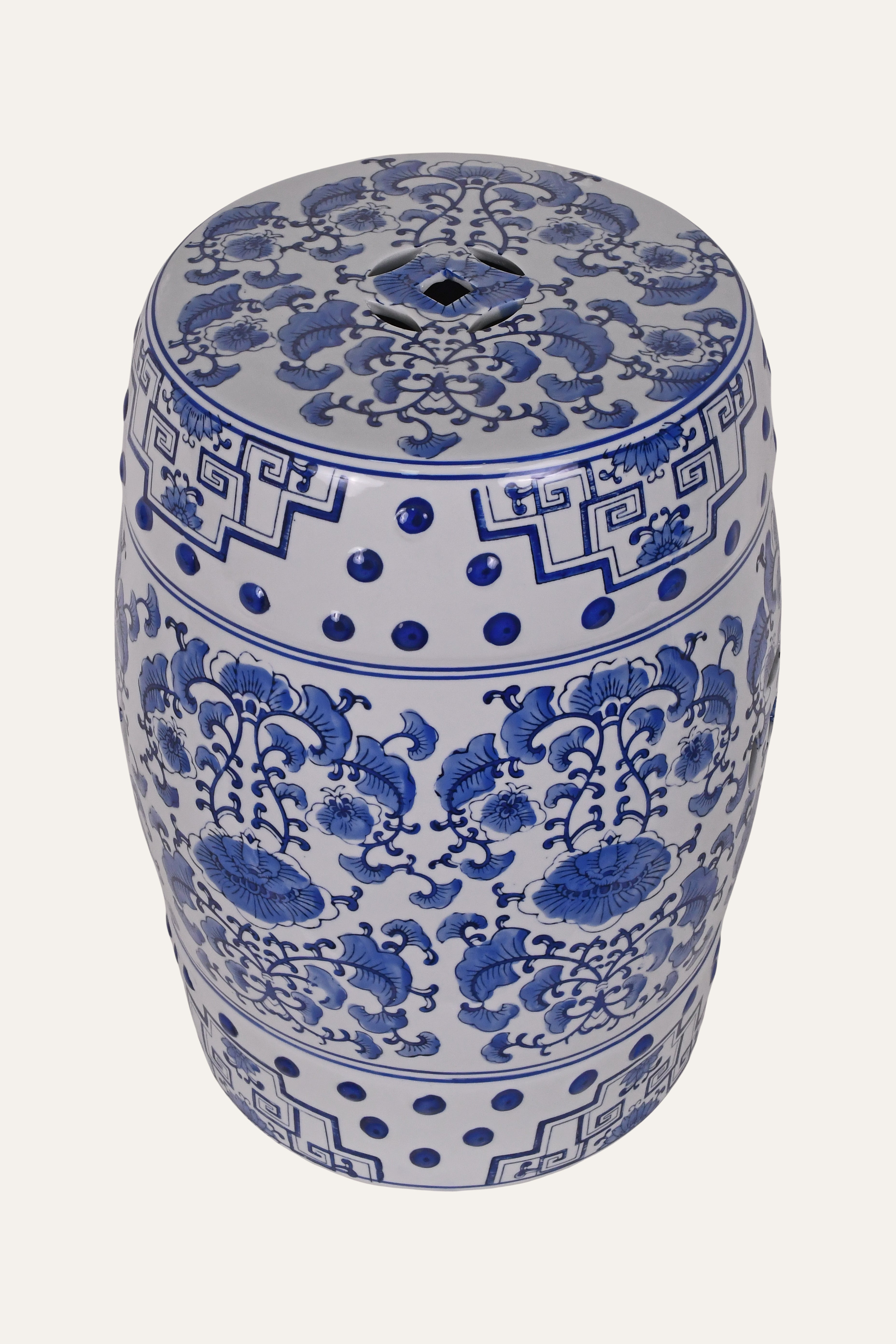 Chinoiserie Garden Stool