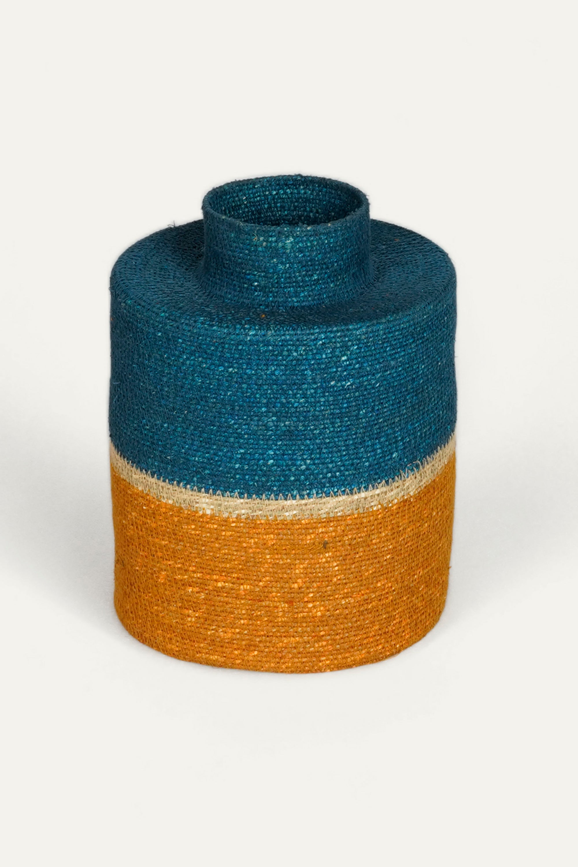 Teal Blue Seagrass Basket