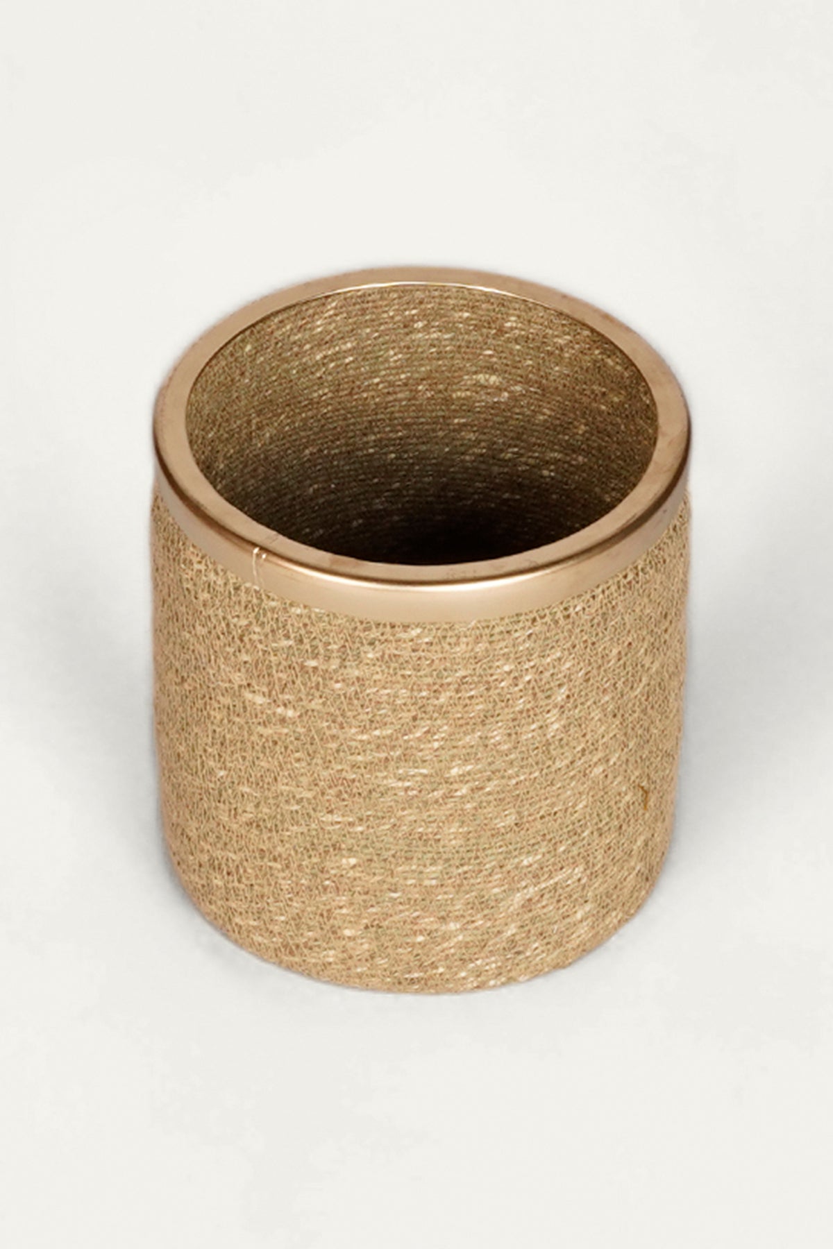 Small Seagrass Basket with Metal Rim
