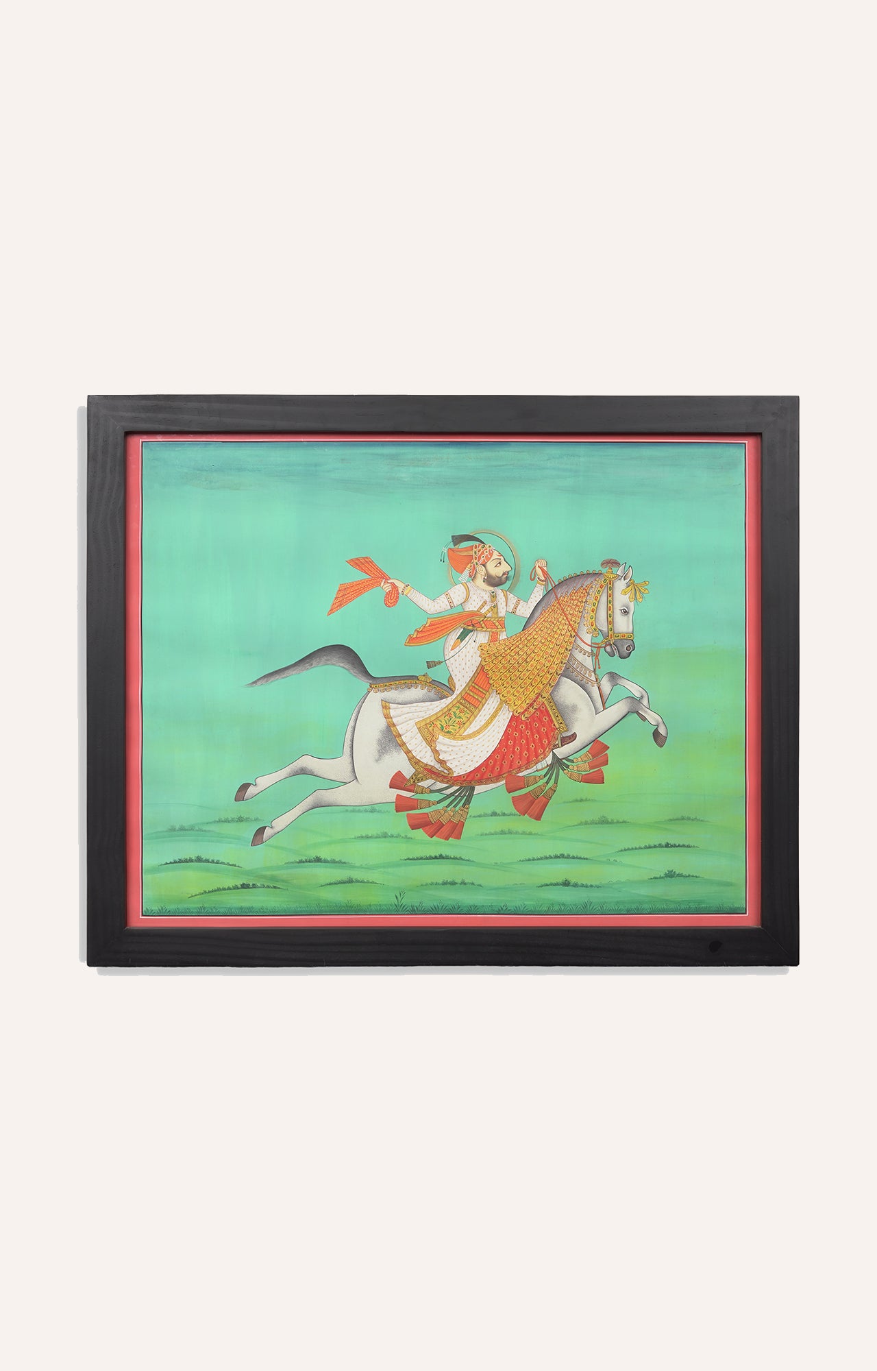 Sivaji Maharaj on White Stallion