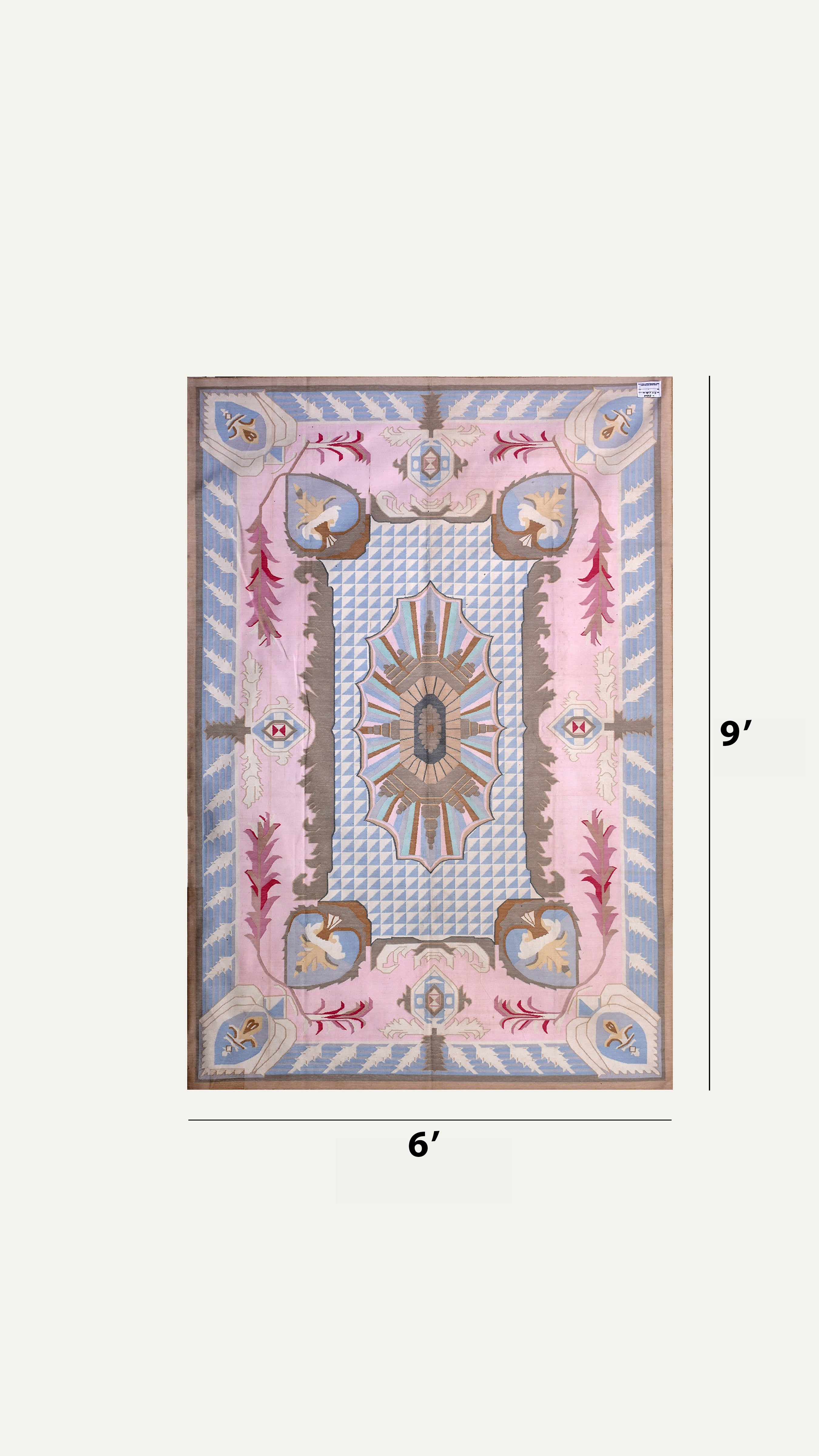 Pastel Reverie Cotton Rug