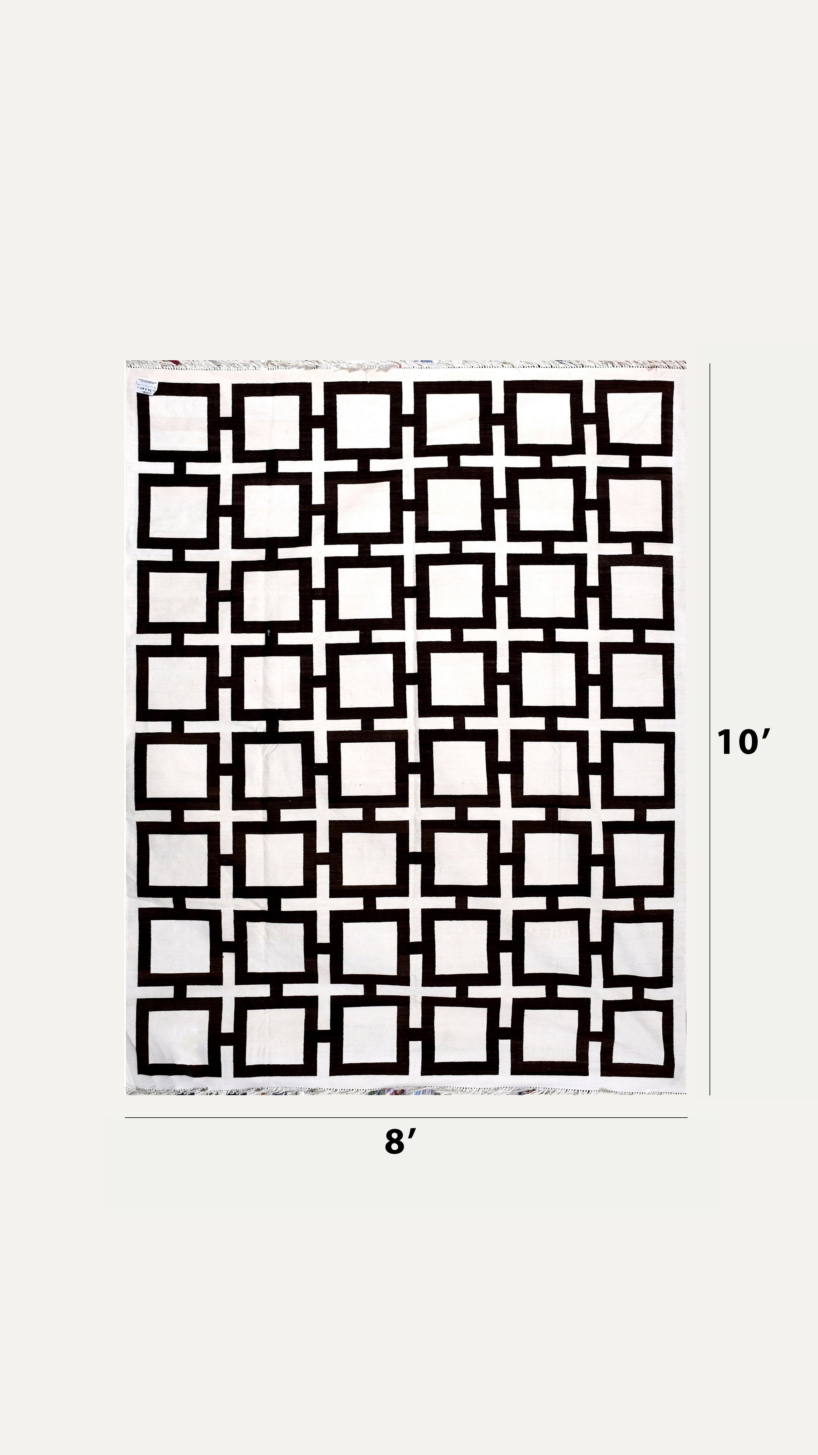 Patterned Balance Cotton Rug