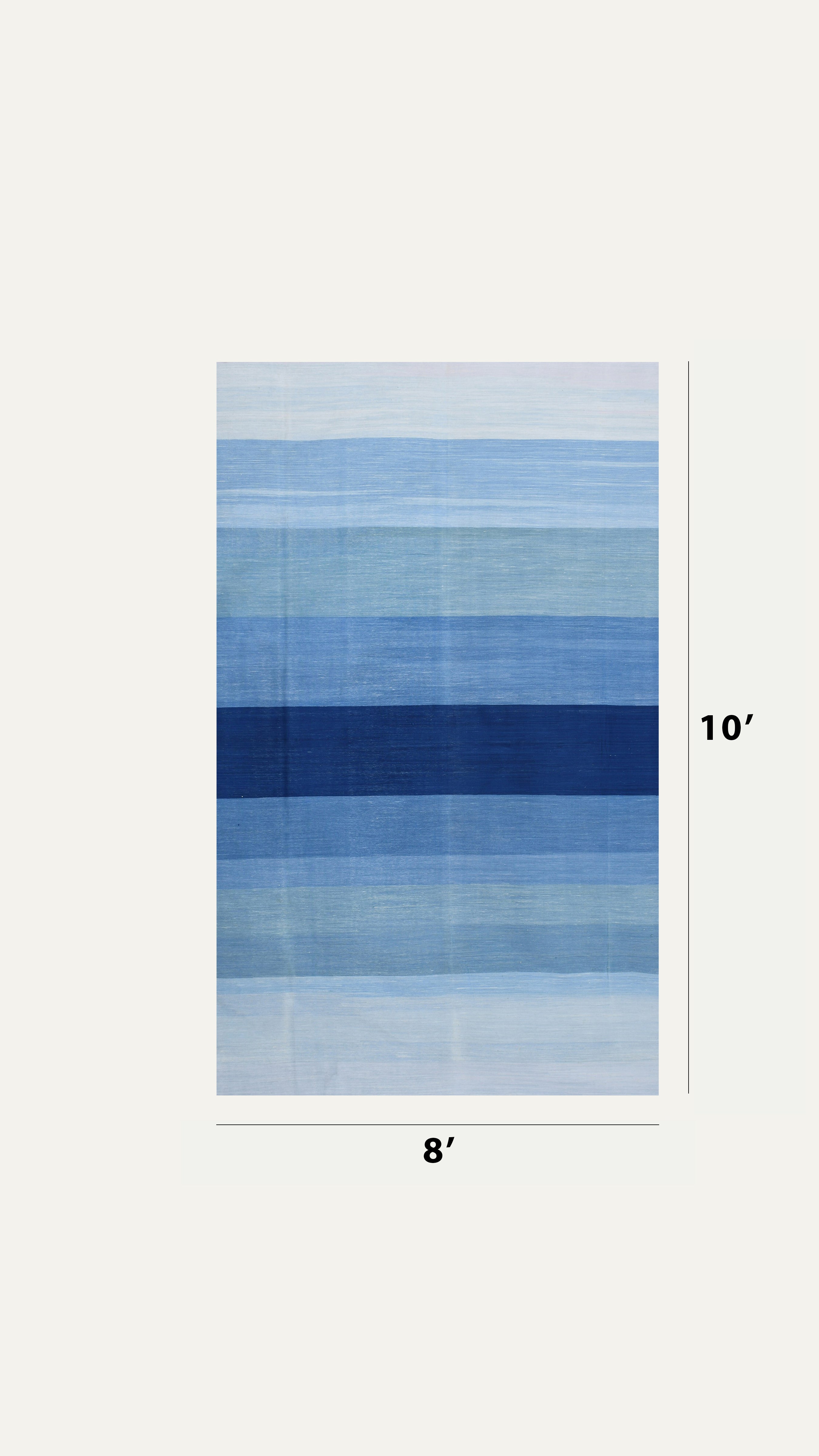 Ocean Veil Cotton Rug