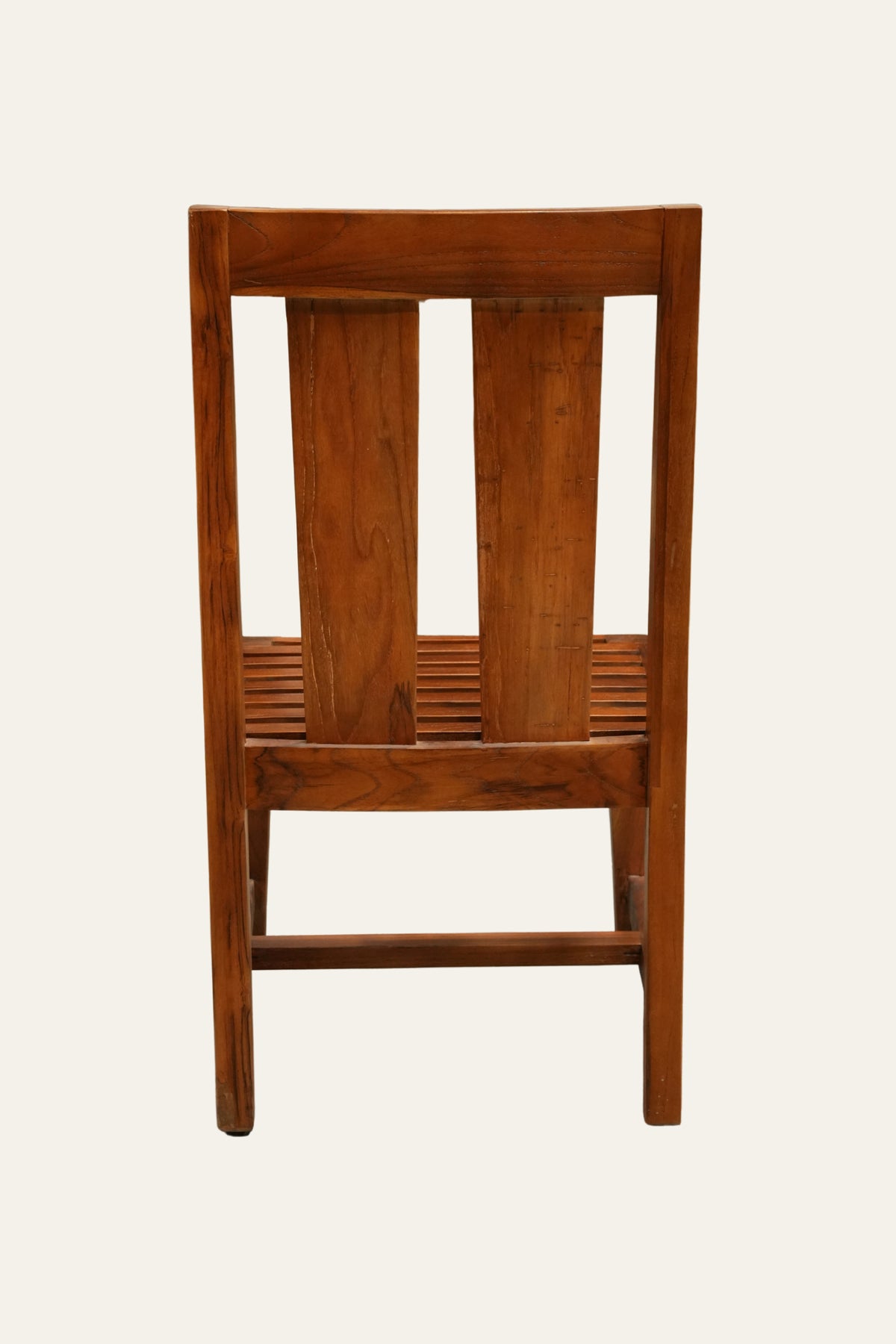 Slatted Back Wooden Desk Chair