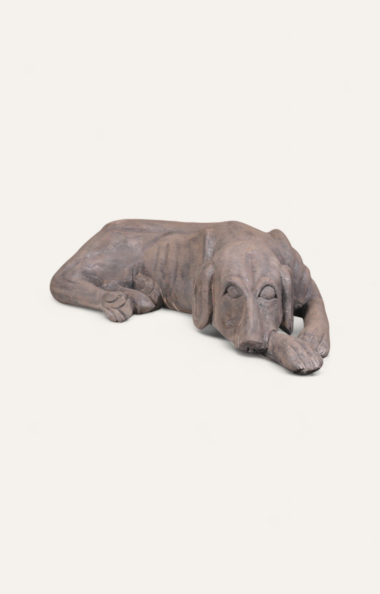 Sleeping Dog Figurine
