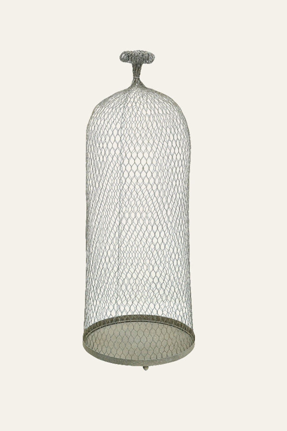 Small metal cloche for home decor
