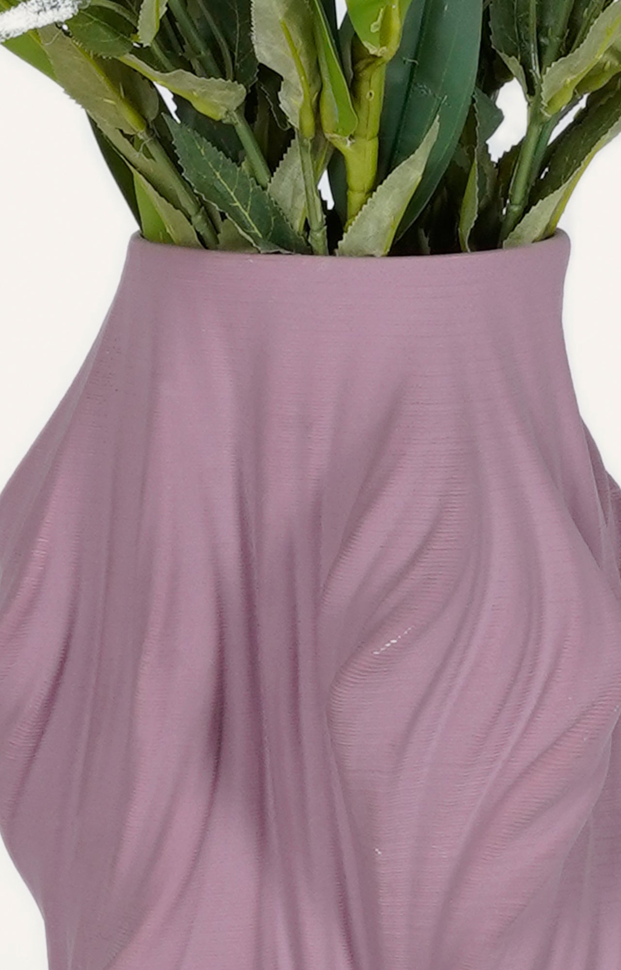 Soft Blush Ceramic Vase with Flared Rim_2