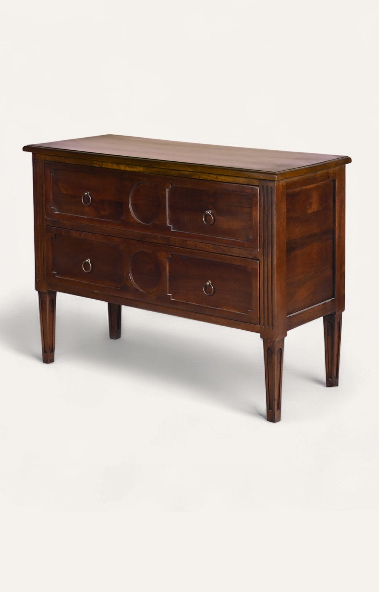 Solid Wood Two-Drawer Chest
