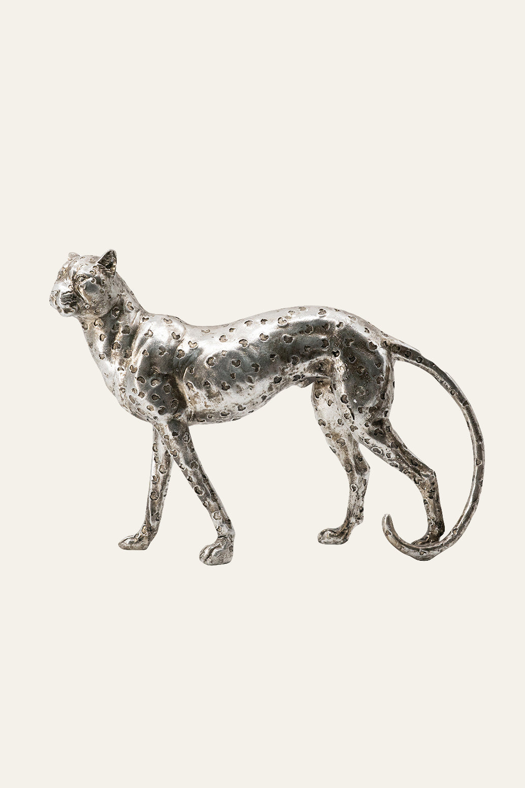 Polyresin Standing Leopard Figurine