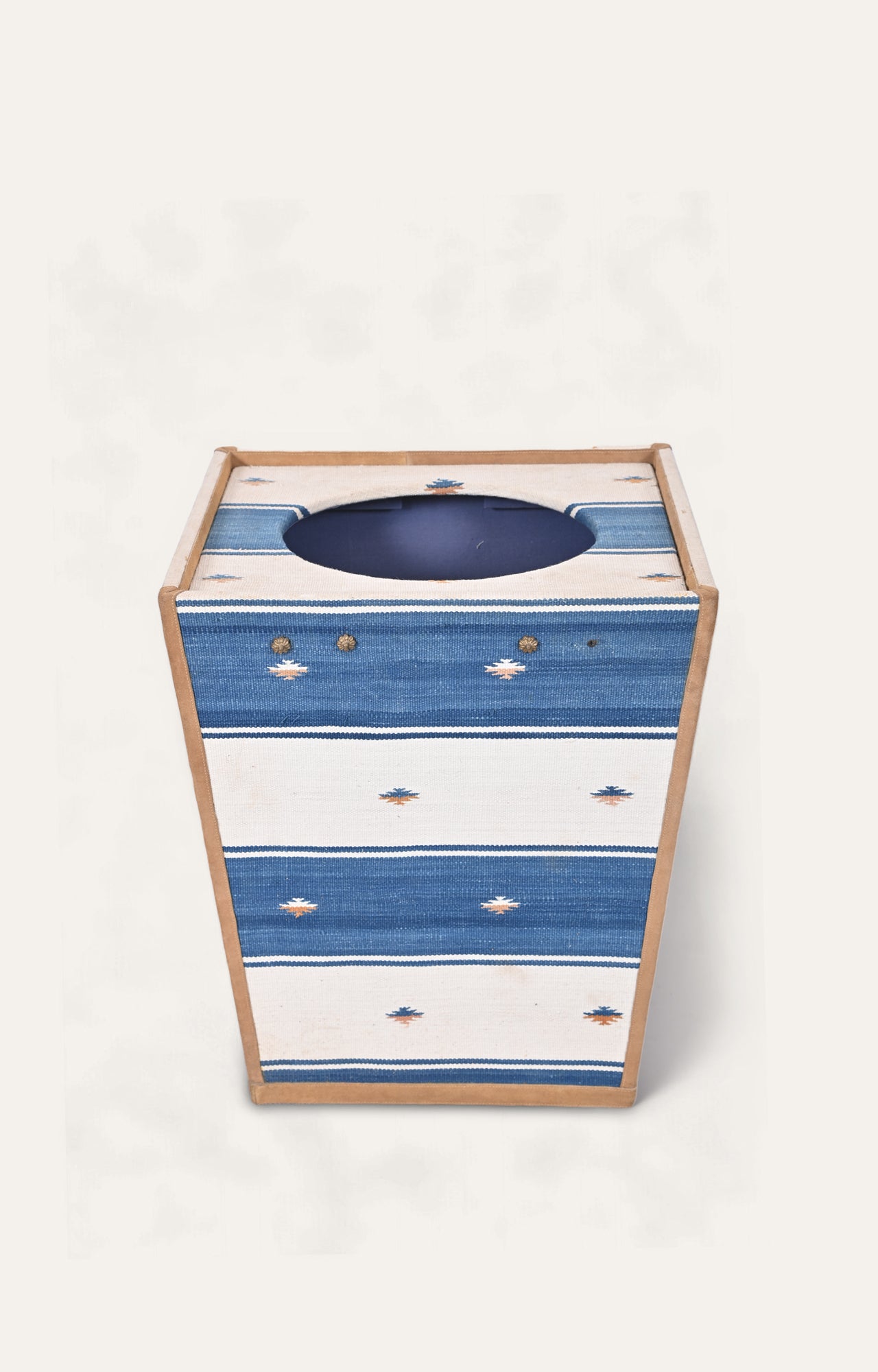 Striped_Upholstered_Laundry_Bin