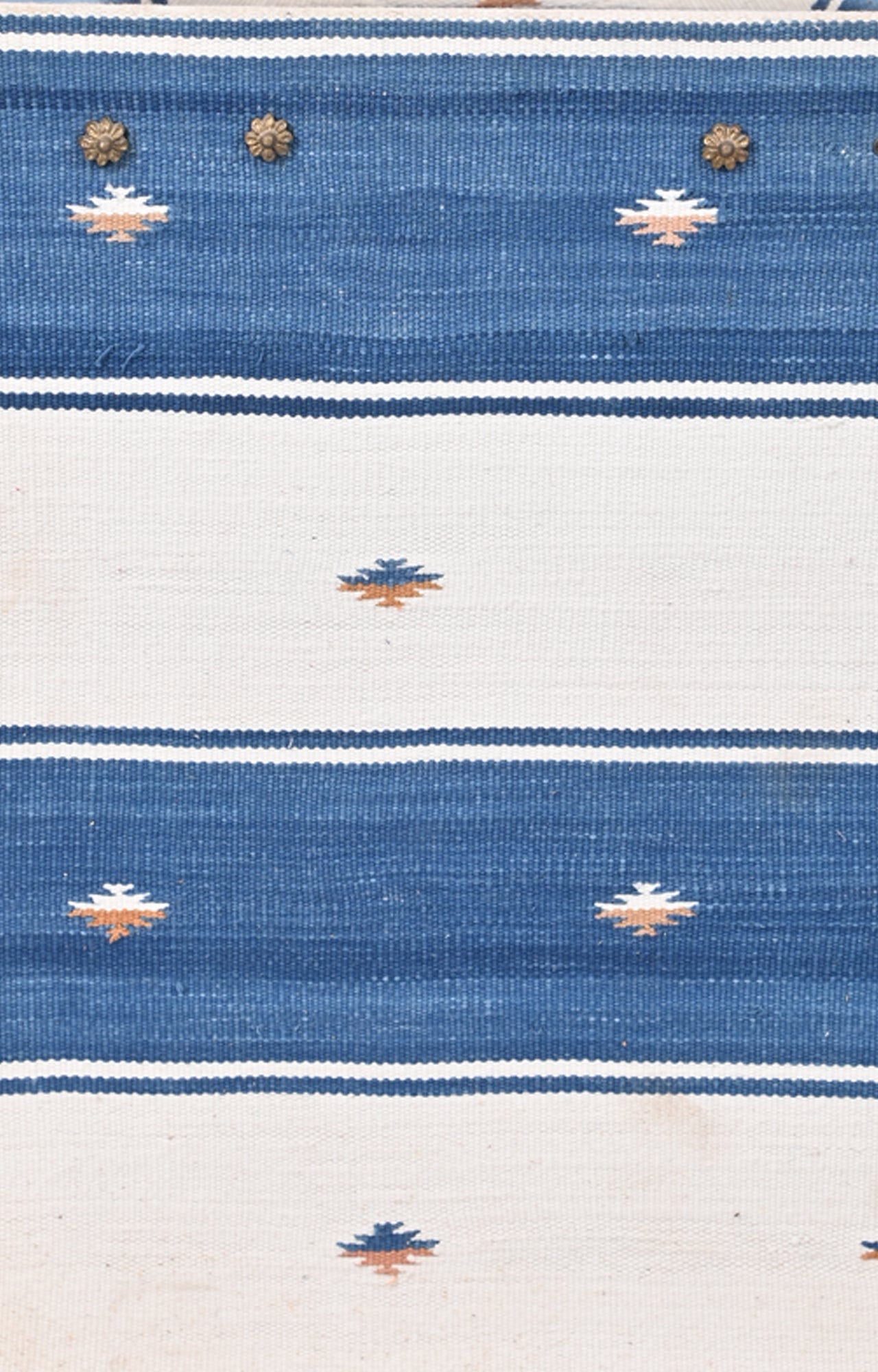 Striped Upholstered Laundry Bin_secondary