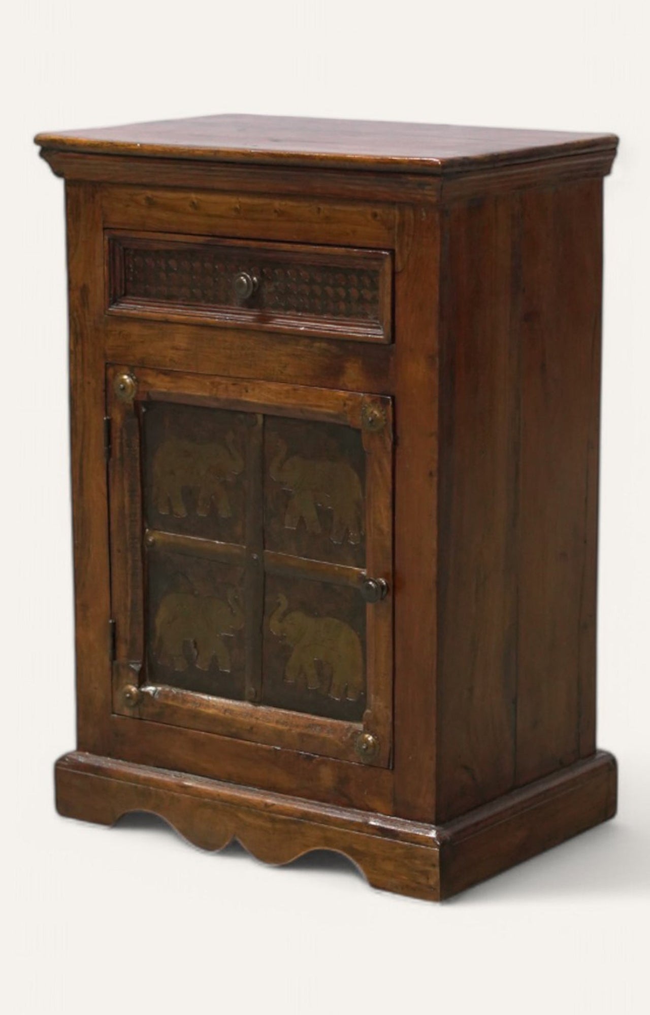 Sultan Wooden Vintage Corner Cabinet